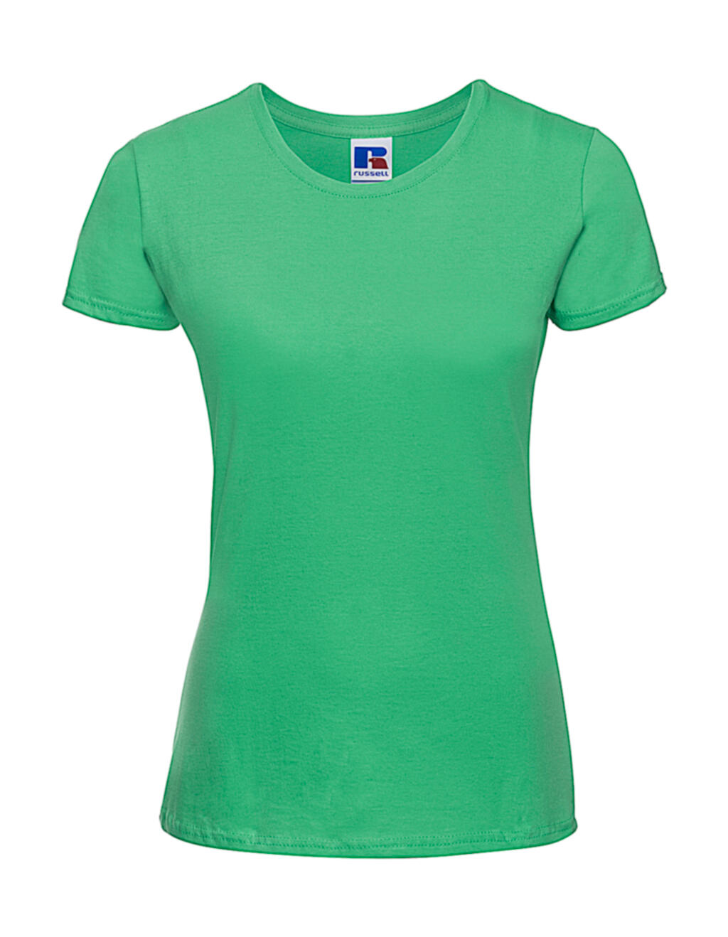 Slim fit T-shirt voor dames - AL - Appel