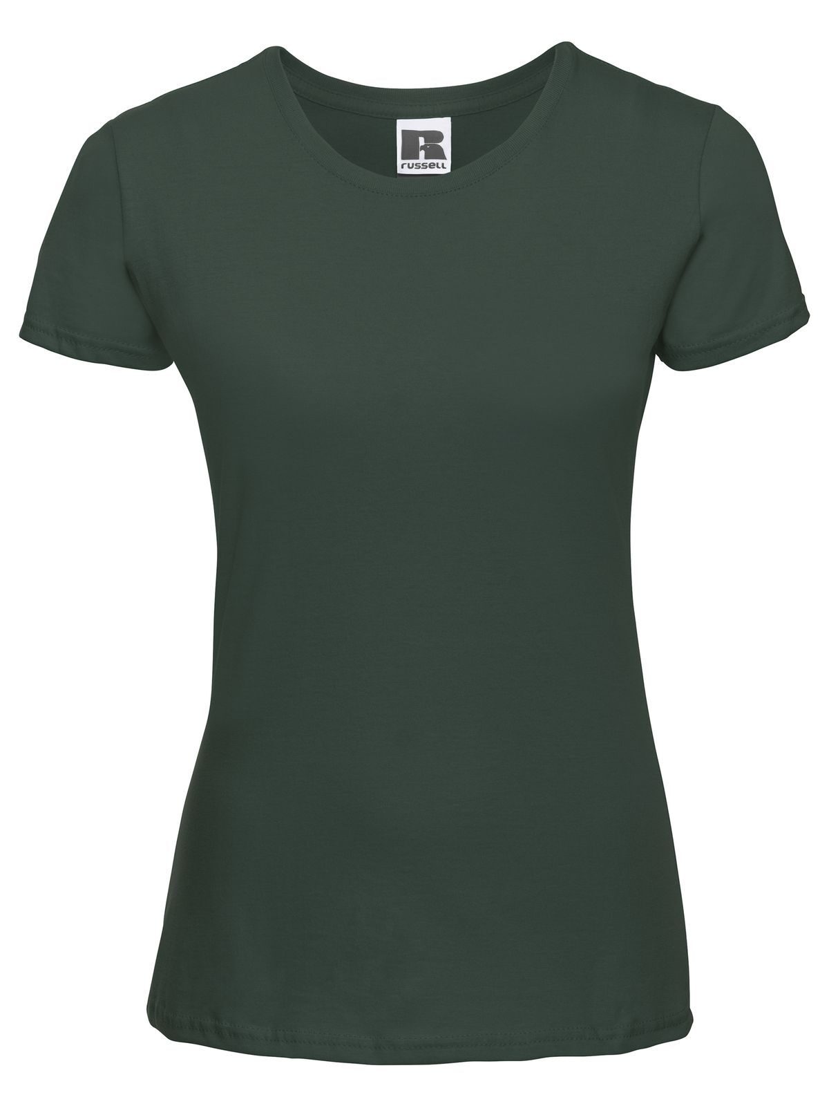 Slim fit T-shirt voor dames - 38 - Flesgroen