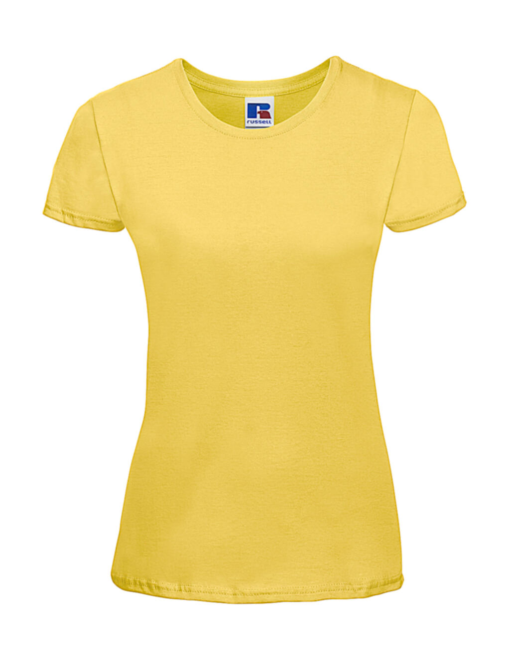 Slim fit T-shirt voor dames - K2 - Geel