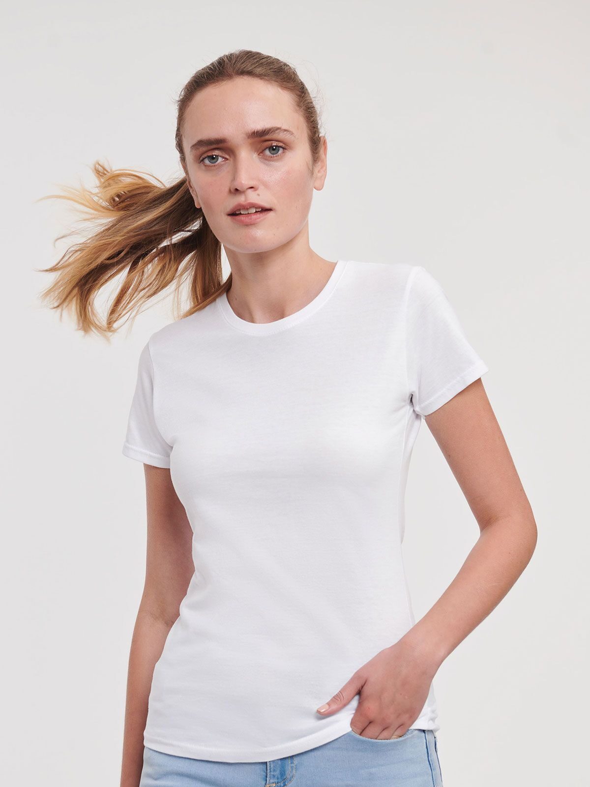 Slim fit T-shirt voor dames