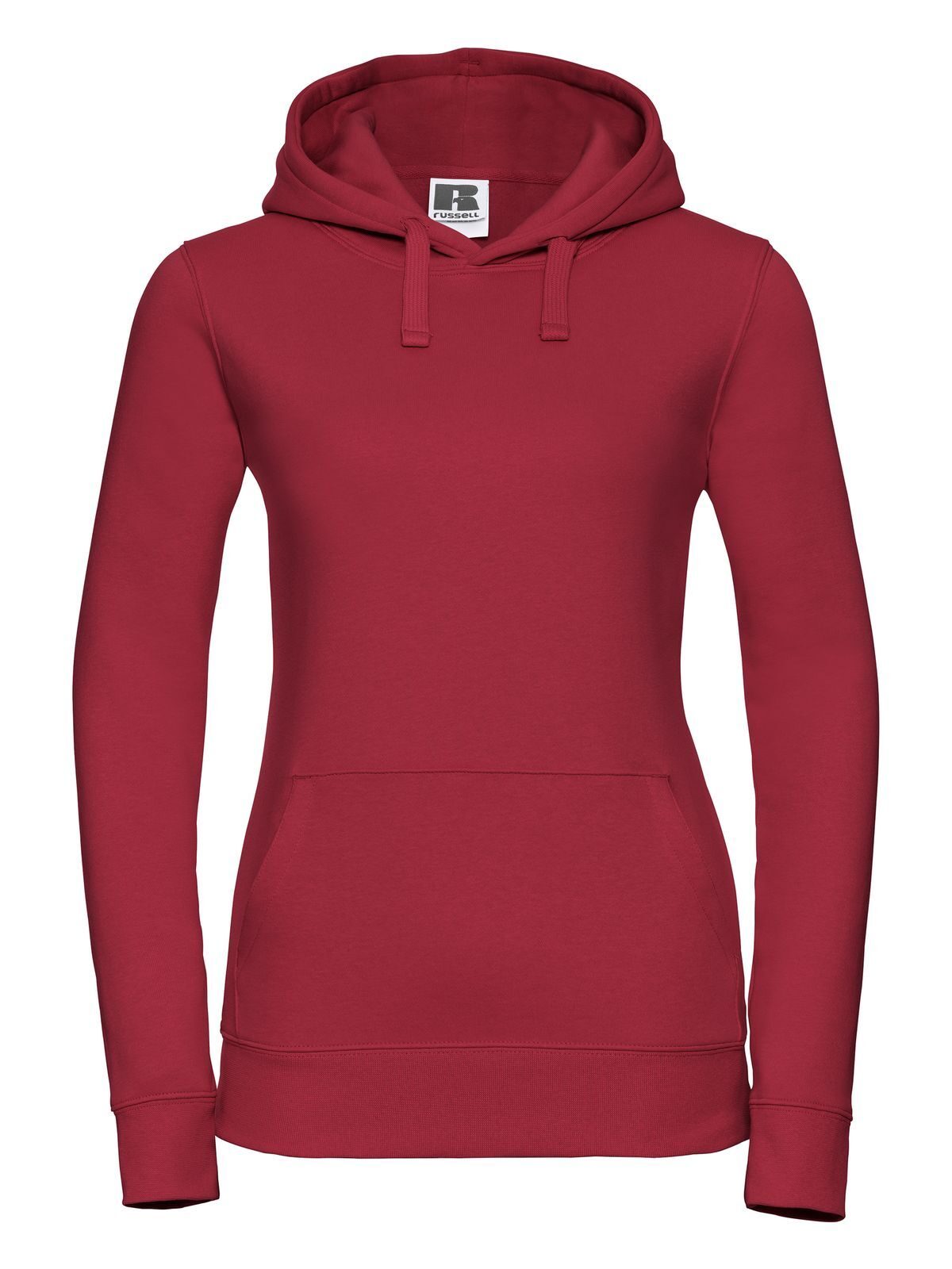 Authentieke dames sweater met capuchon - CR - Klassiek rood