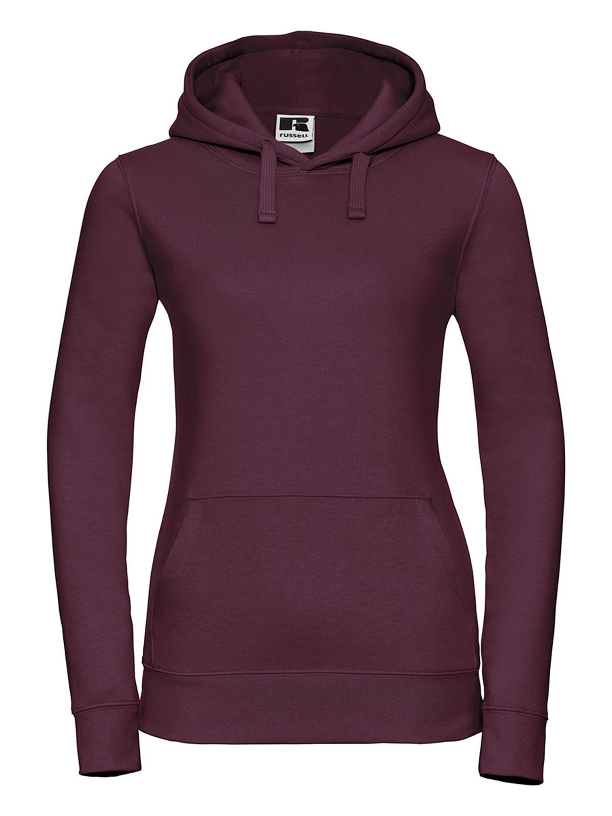 Authentieke dames sweater met capuchon - BUR - Bourgogne