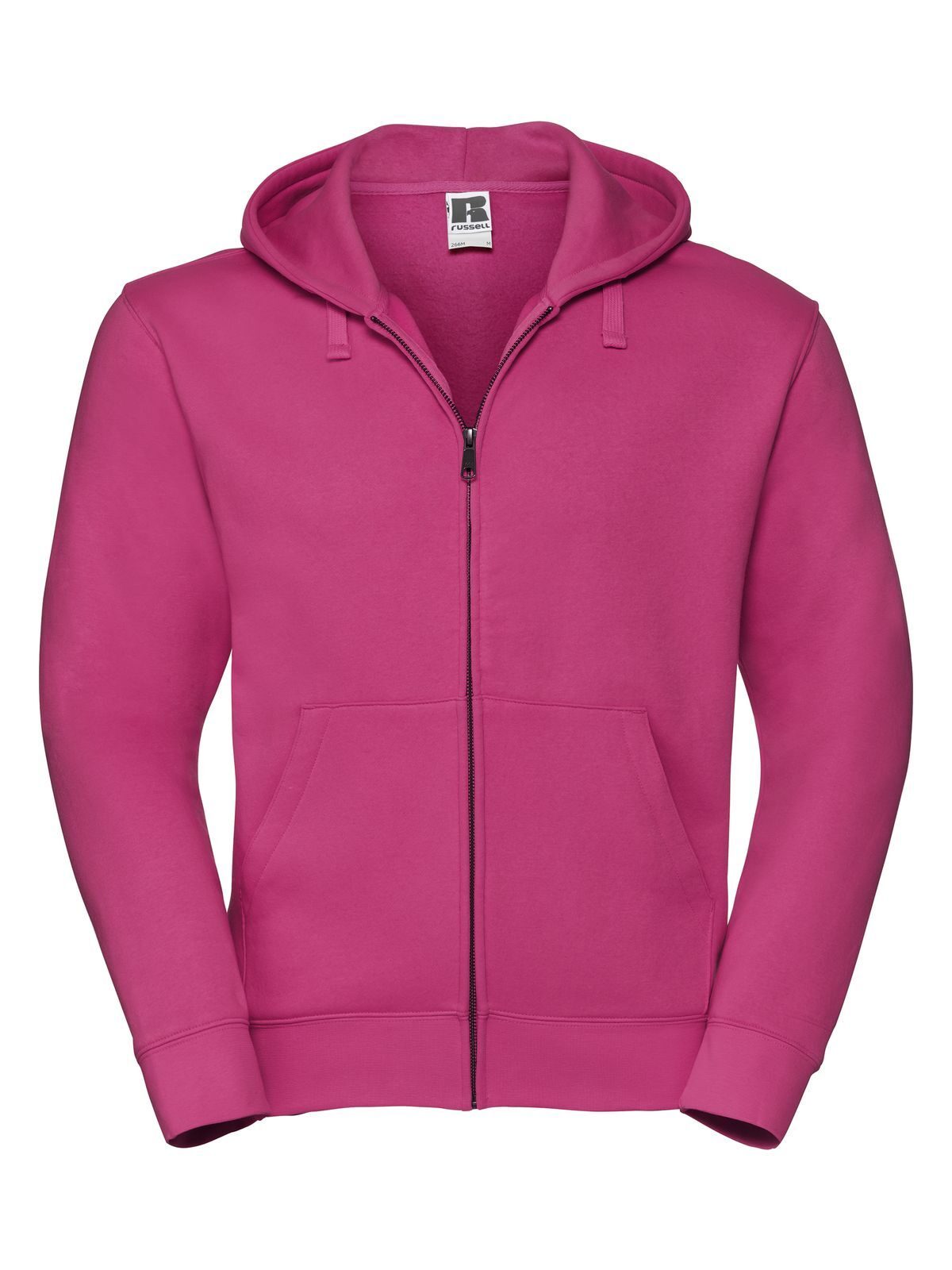 Authentieke herenjas met capuchon en ritssluiting - 57 - Fuchsia