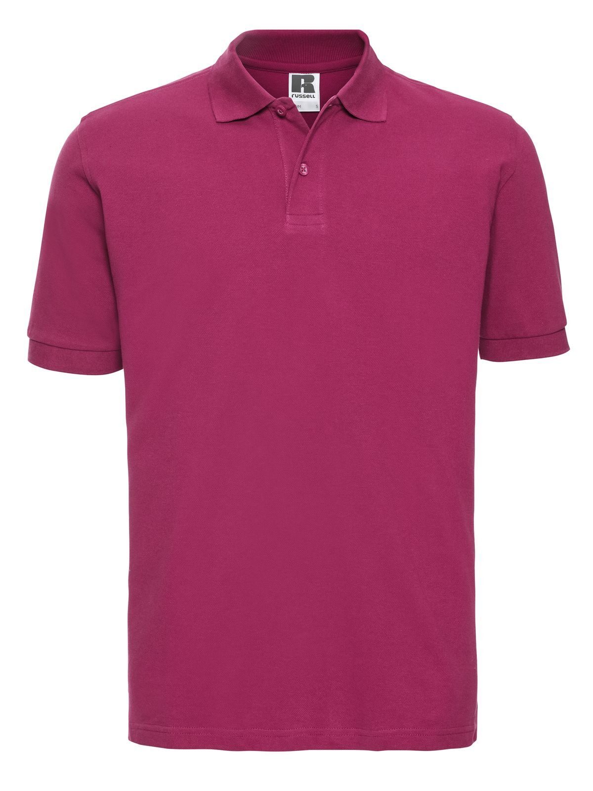 Klassieke katoenen polo voor heren - 57 - Fuchsia