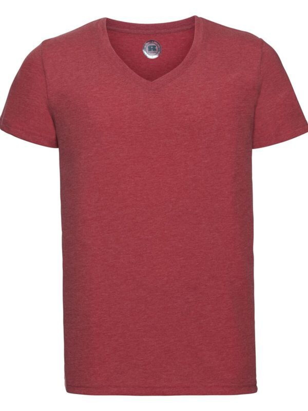 HD T-shirt met V-hals voor heren - RM - Rode Mergel