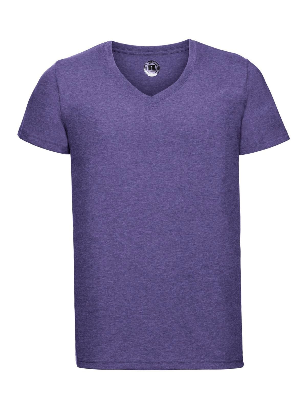 HD T-shirt met V-hals voor heren - PZ - Paarse Mergel
