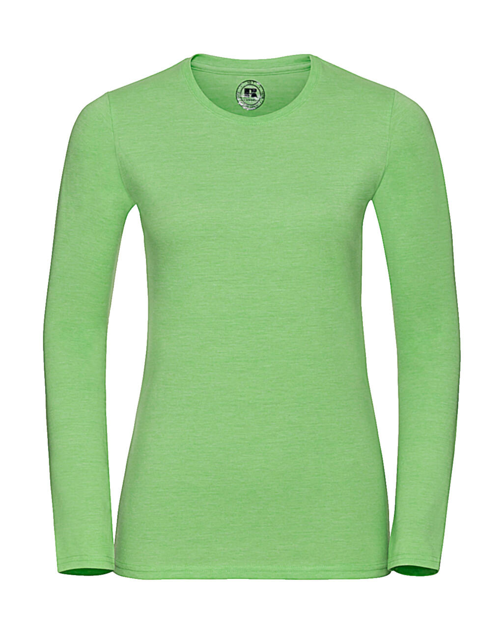 Dames T-shirt met lange mouwen in HD-kwaliteit - G5 - Groene Mergel