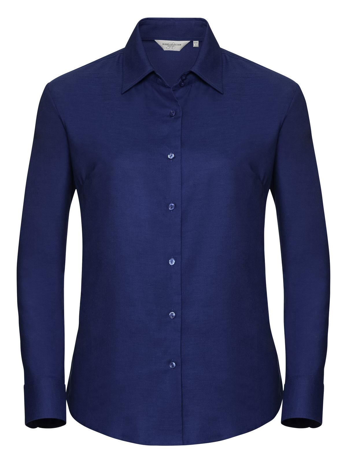 Ladies' Long Sleeve Tailored Oxford Shirt - BH - Bright Royal
