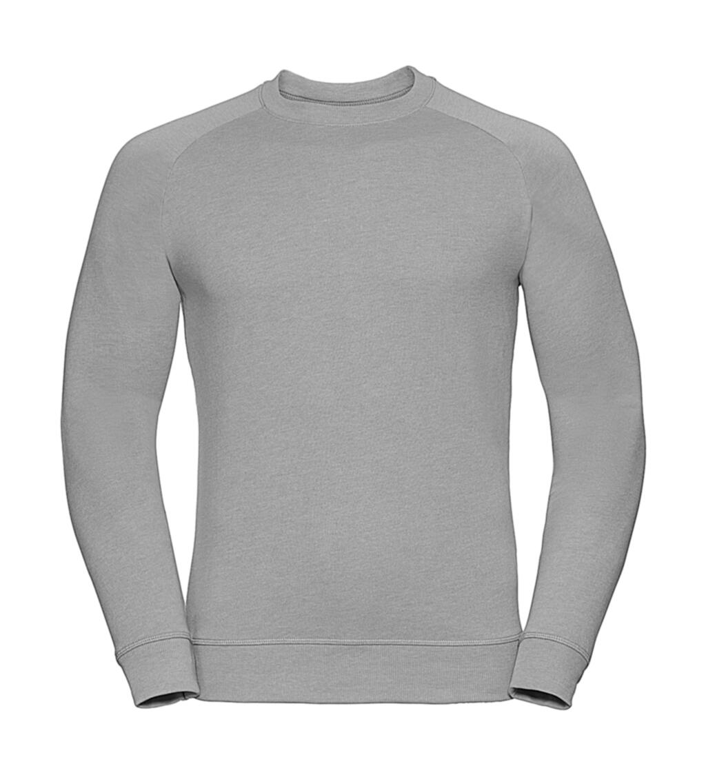 Heren HD Raglan French Terry Sweatshirt - S7 - Zilvermarmering