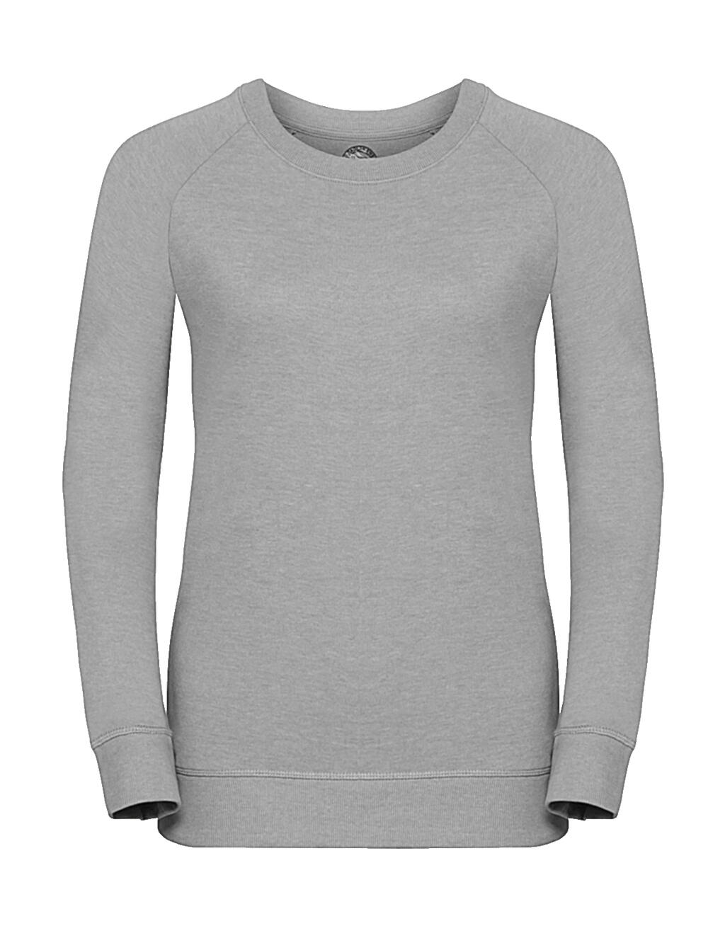 Dames HD Raglan French Terry Sweatshirt - S7 - Zilvermarmering