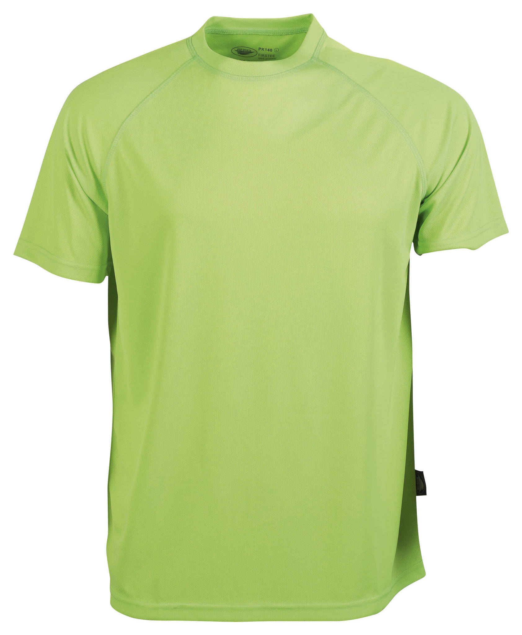 Firstee sportjersey met ronde hals en korte mouwen - GR - Fluorescerend groen