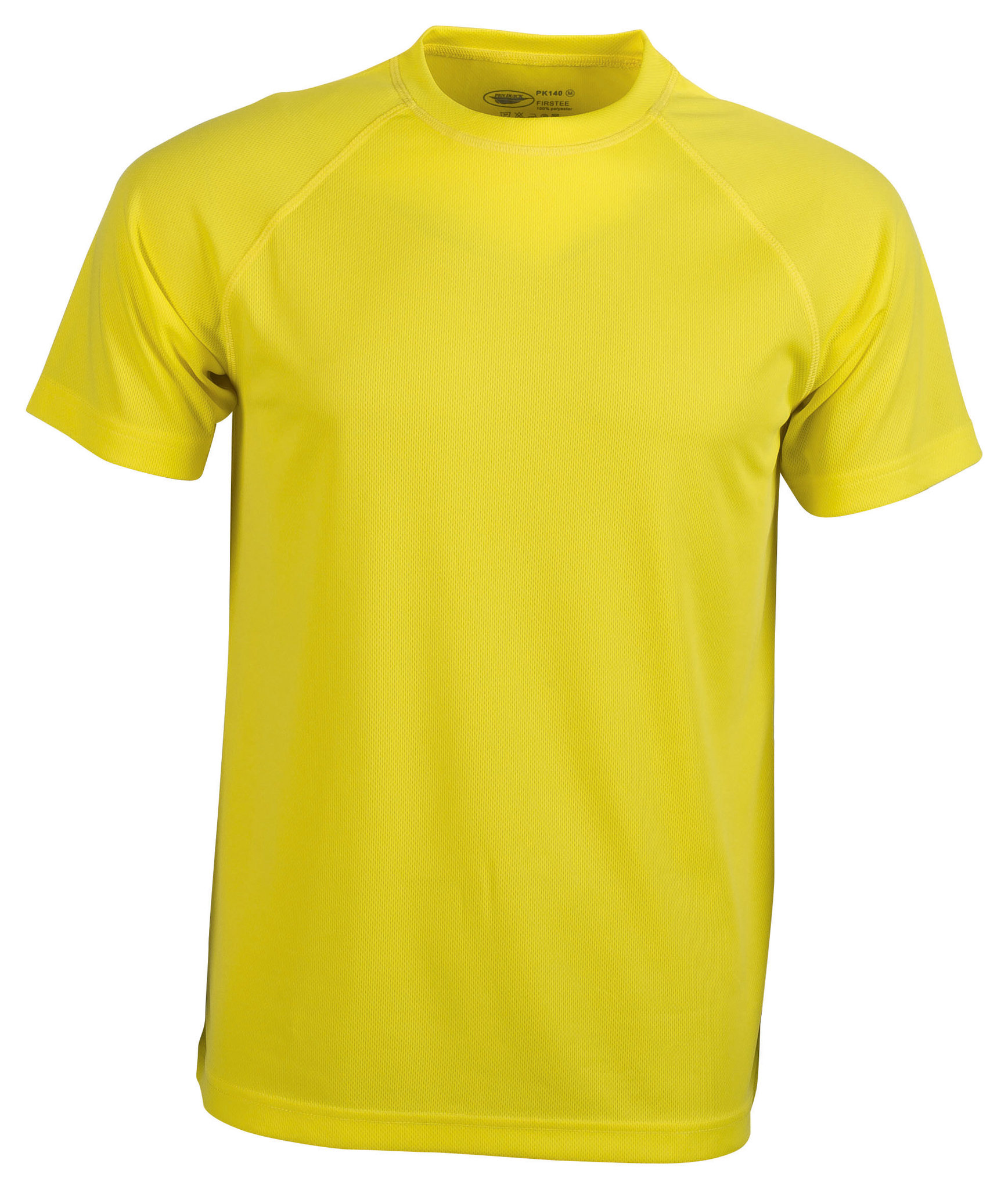 Firstee sportjersey met ronde hals en korte mouwen - YE - Fluorescerend geel