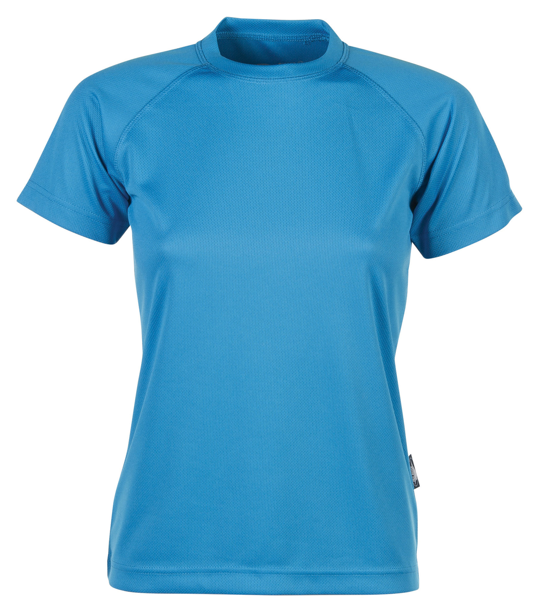 Firstee Women's Crew Neck Short Sleeve Sports Shirt - AT - Atoll