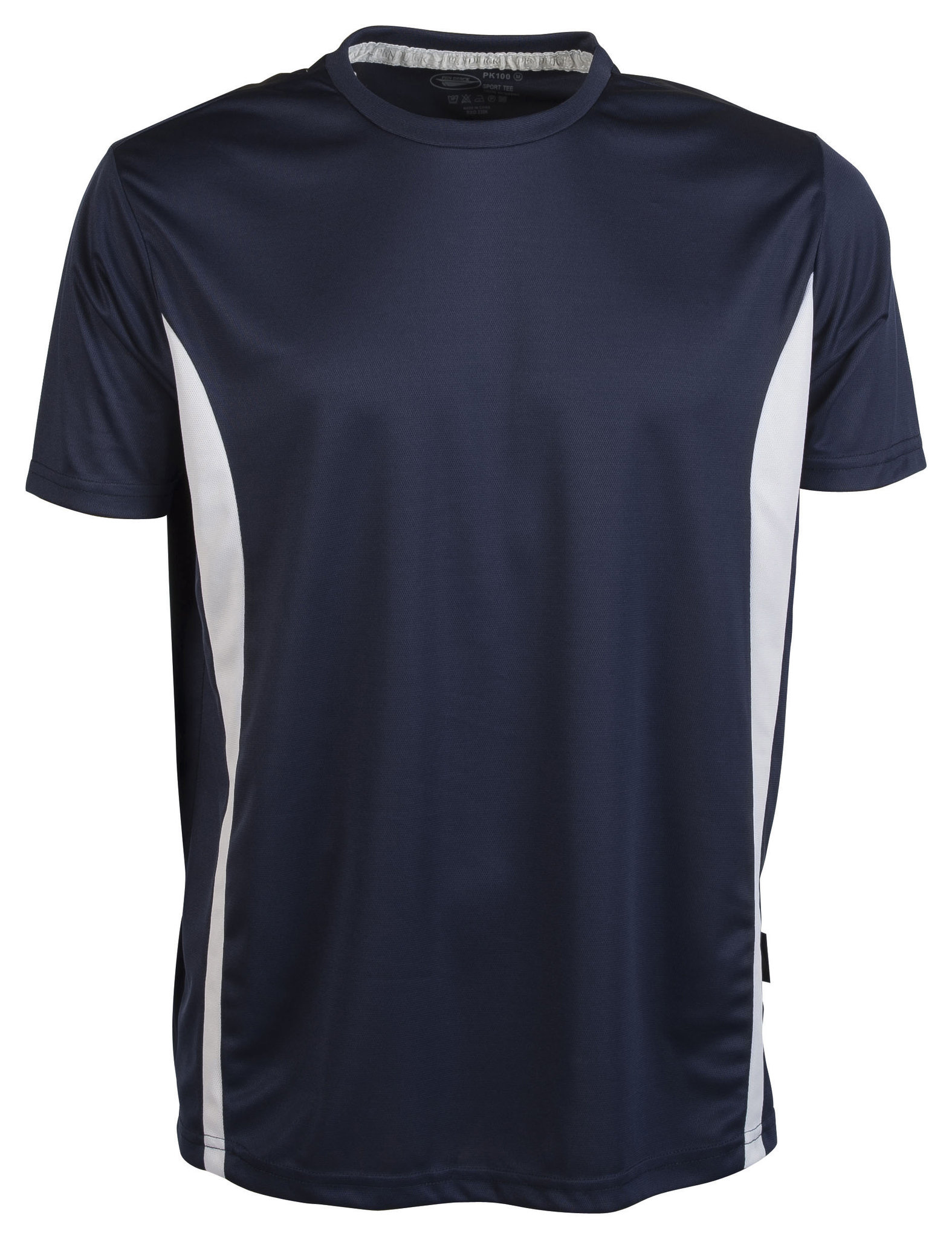 Sport T-shirt met contrasterende korte mouwen - NY - Marine