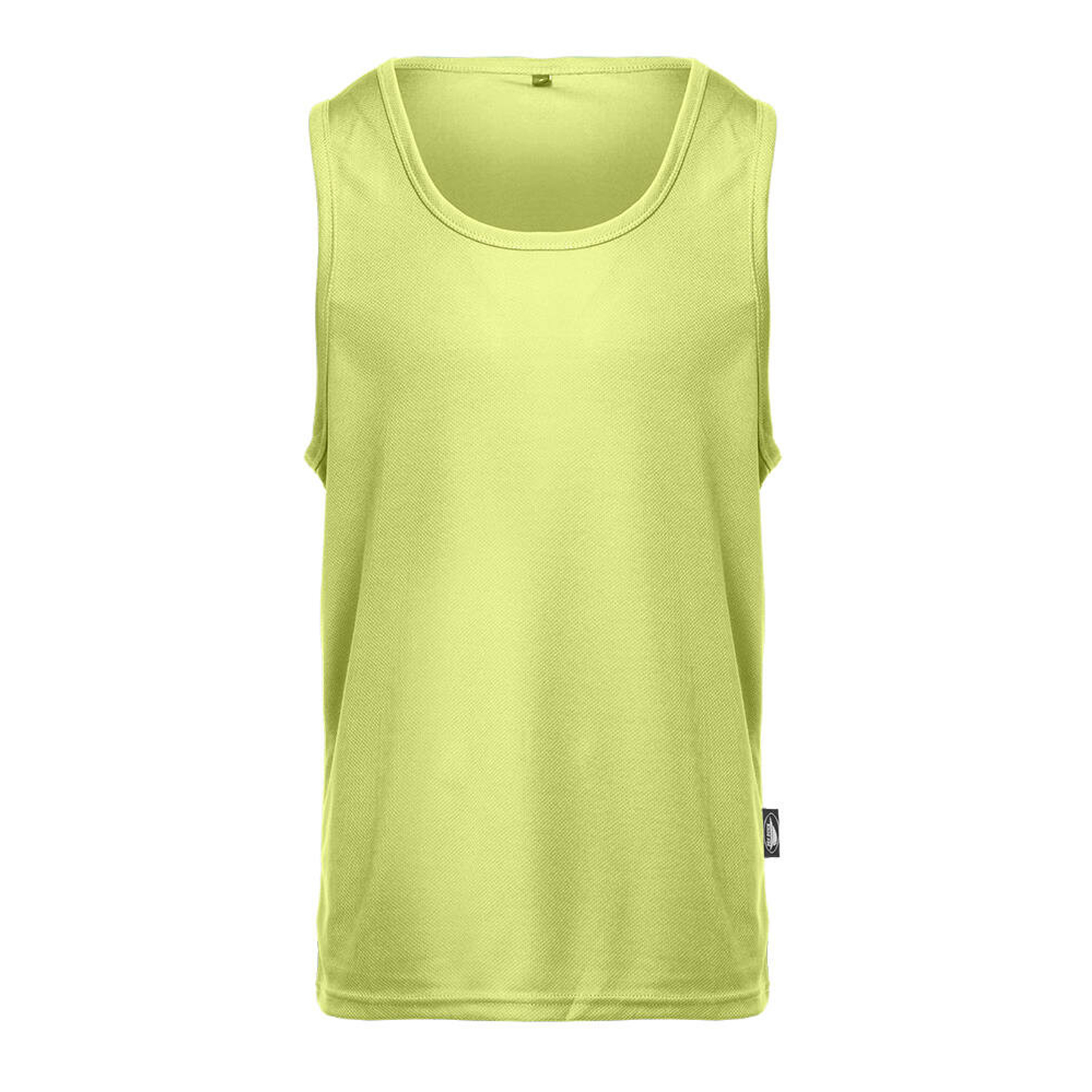 Firstop Crew Neck Sports Tank Top - LI - Lime