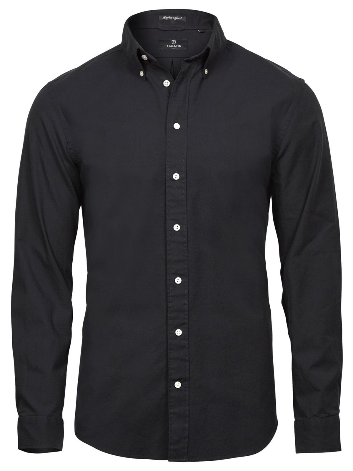 Perfect Oxford overhemd voor heren - BLK - Zwart