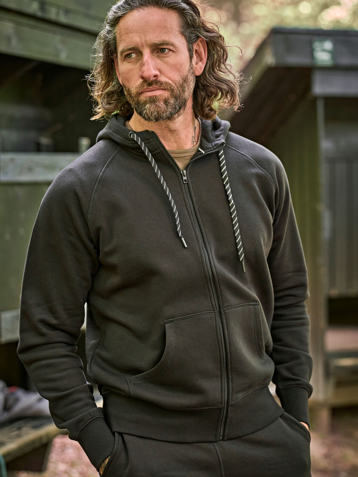 Men's Fashion Full Zip Hood