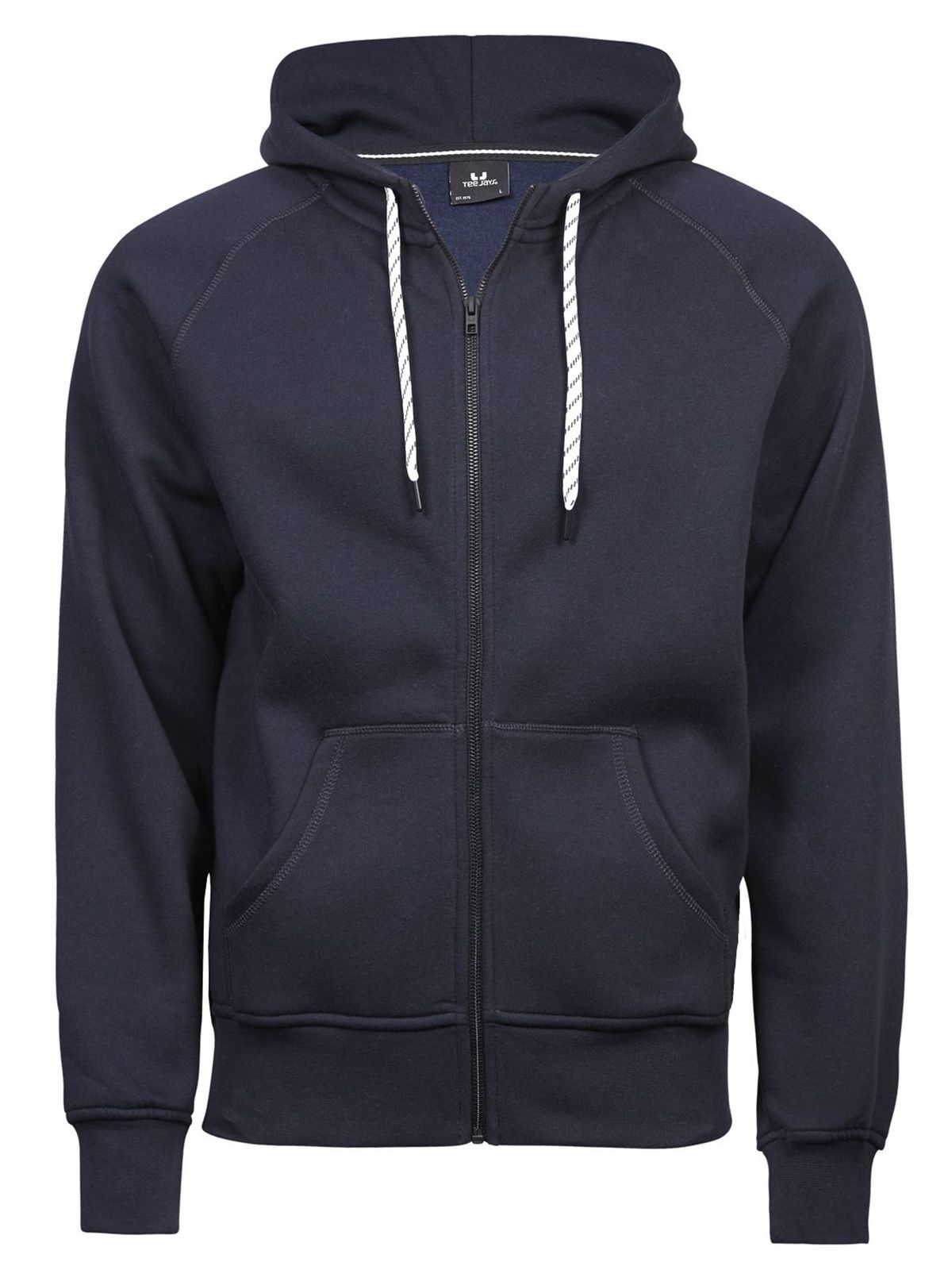 Men's Fashion Full Zip Hood - NVY - Navy