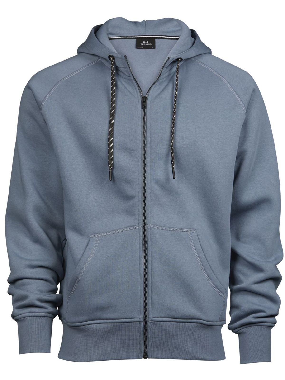 Men's Fashion Full Zip Hood - Flint Stone