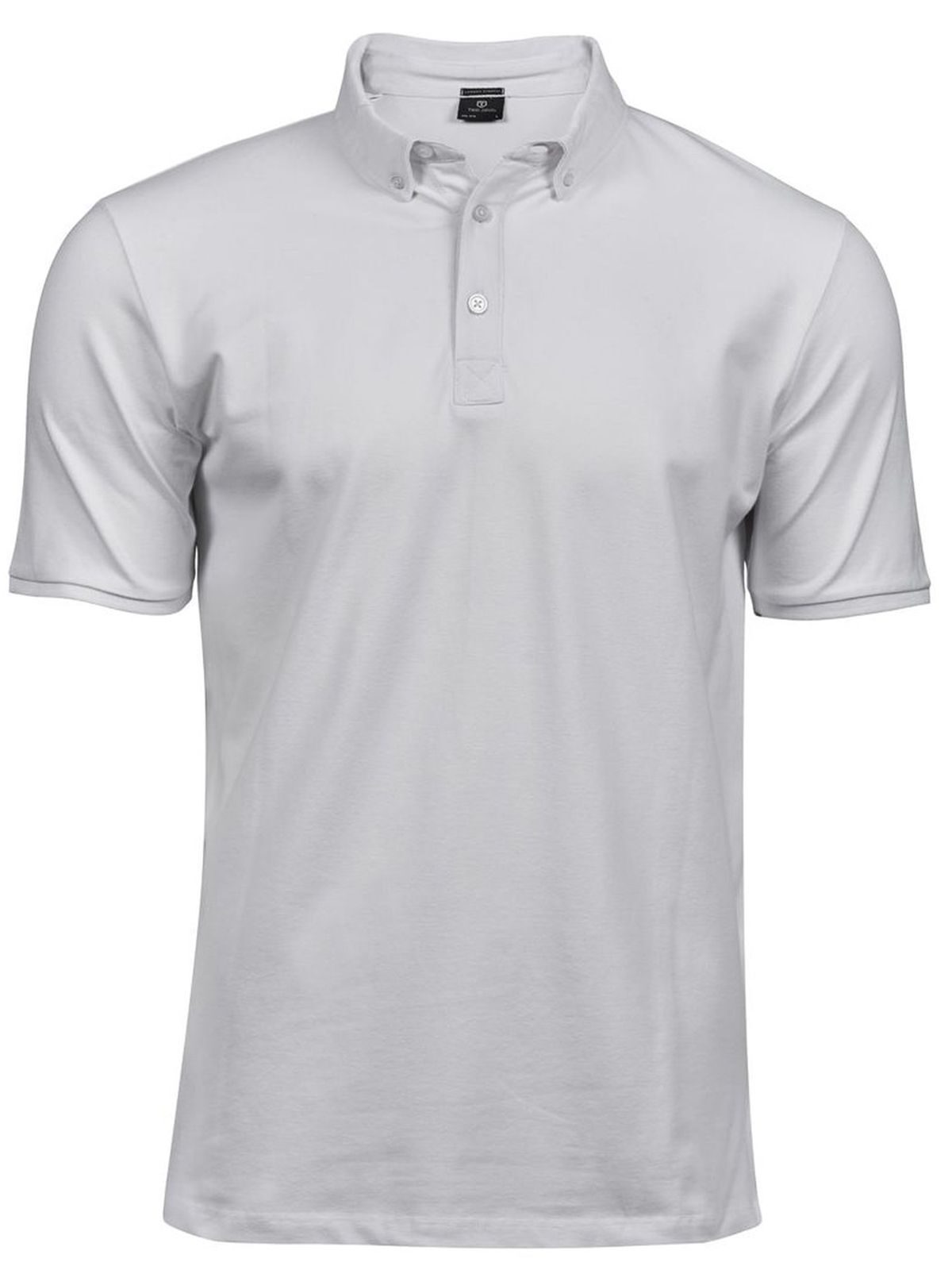 Fashion Luxury Stretch Polo - WHT - White