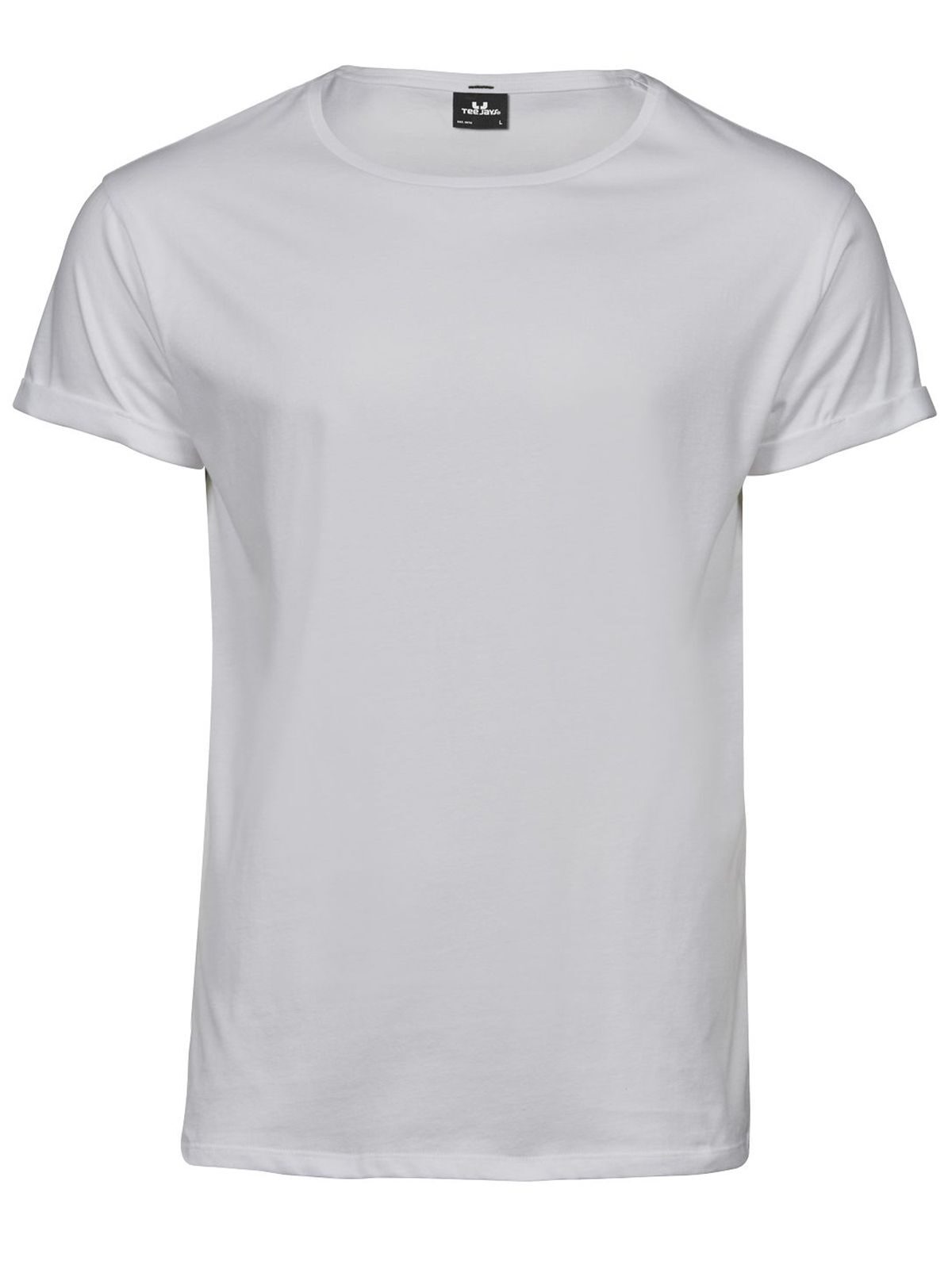 Men's Roll-Up Tee - WHT - White