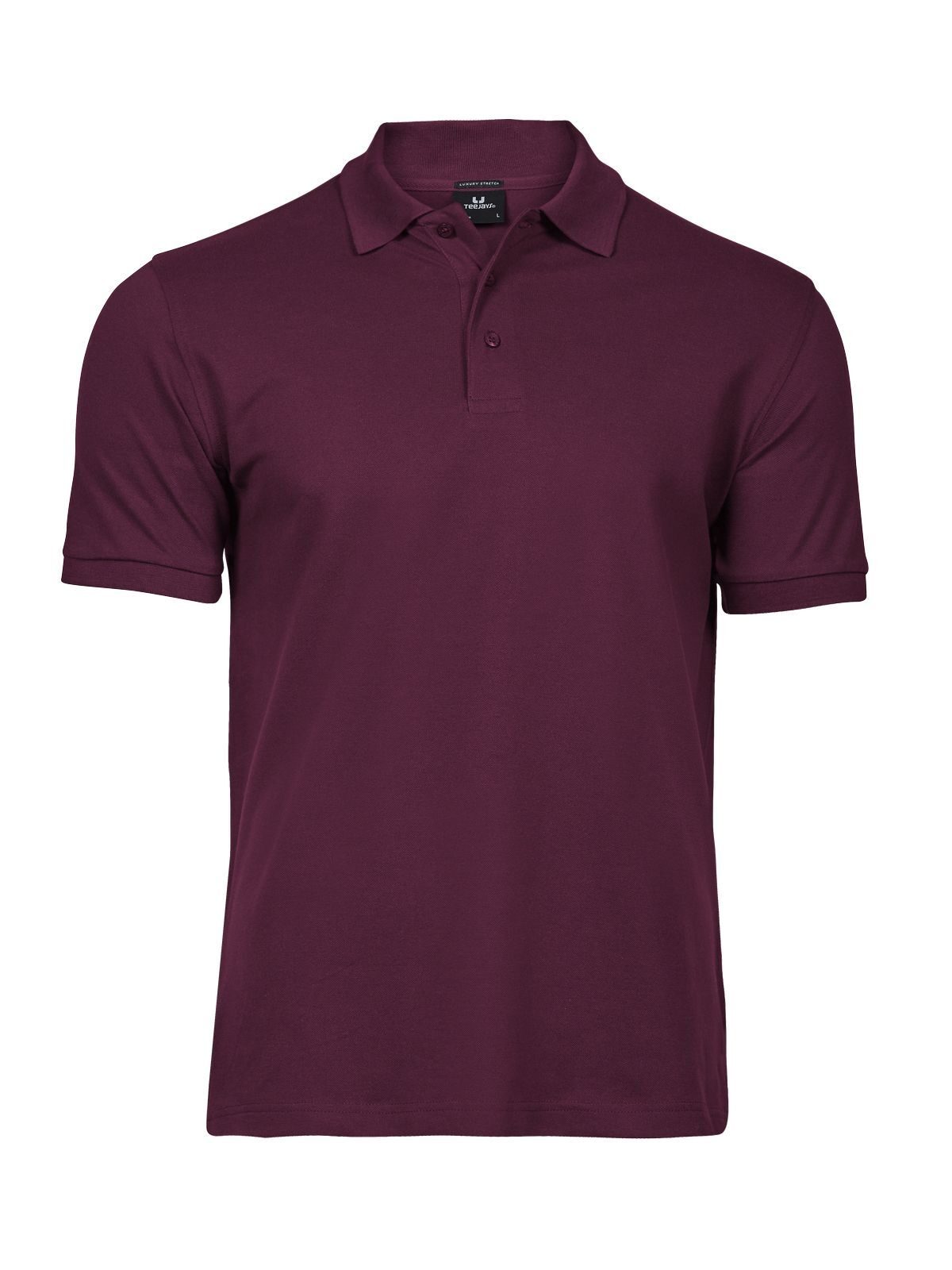 Men's Luxury Stretch Polo - Wine