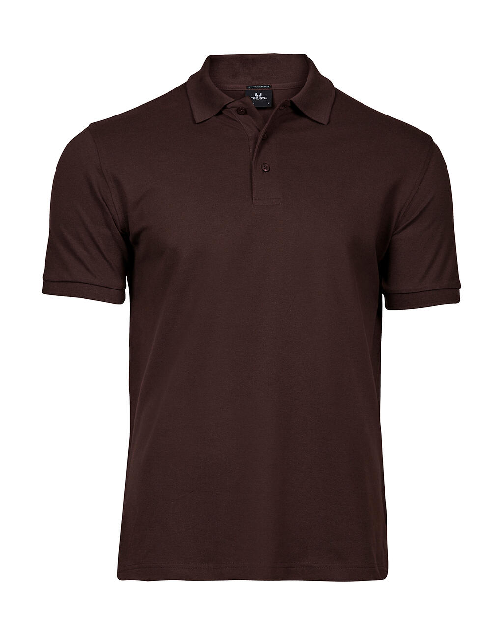 Men's Luxury Stretch Polo - Chocolate
