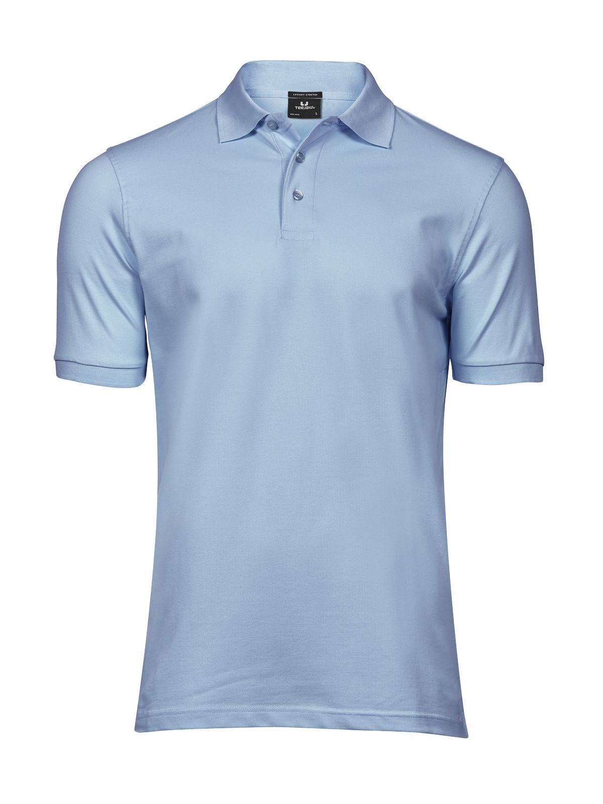 Men's Luxury Stretch Polo - Light Blue