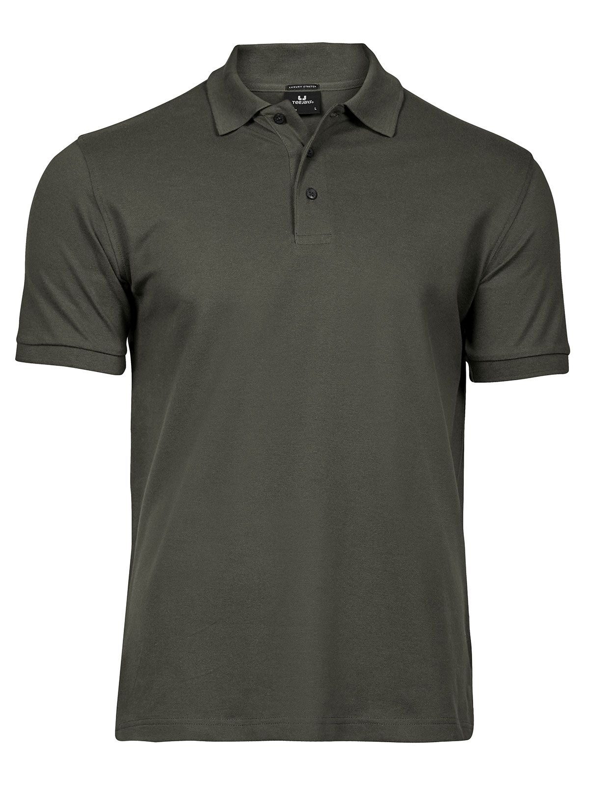 Men's Luxury Stretch Polo - Deep Green