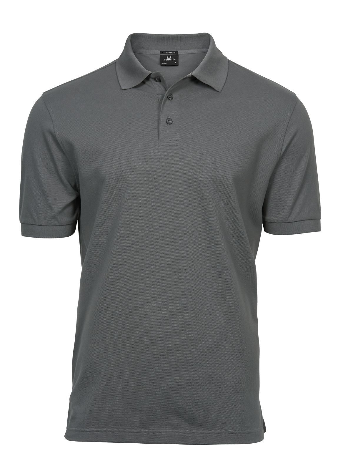 Men's Luxury Stretch Polo - Powder Grey