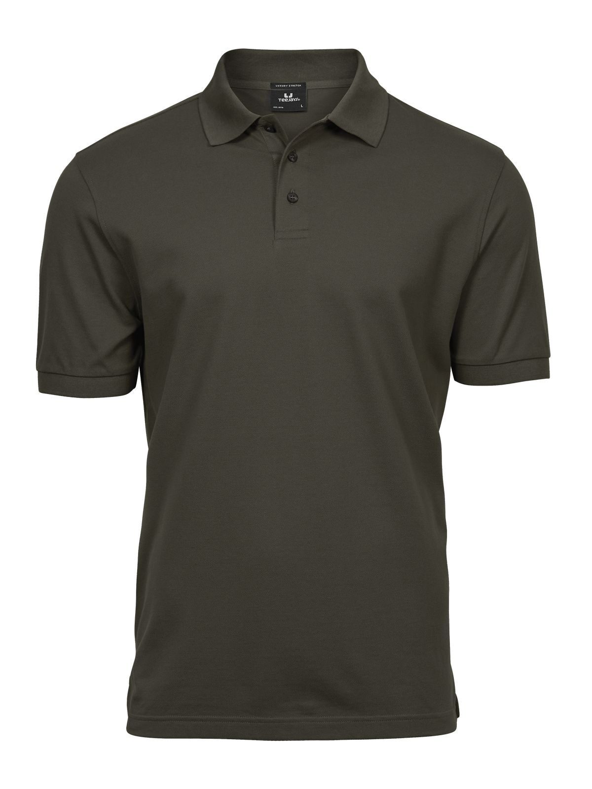 Men's Luxury Stretch Polo - Dark Olive