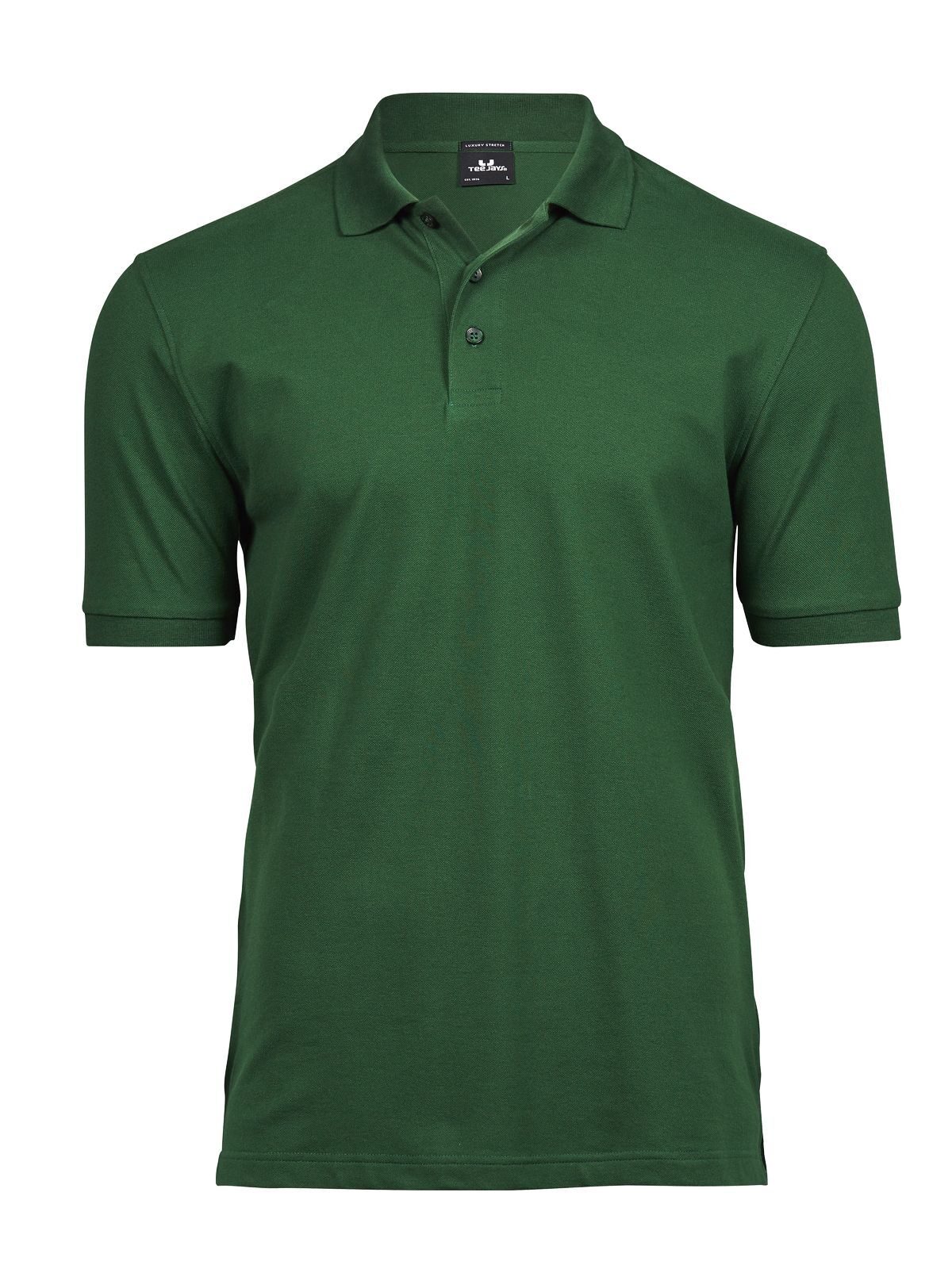 Men's Luxury Stretch Polo - Forest Green