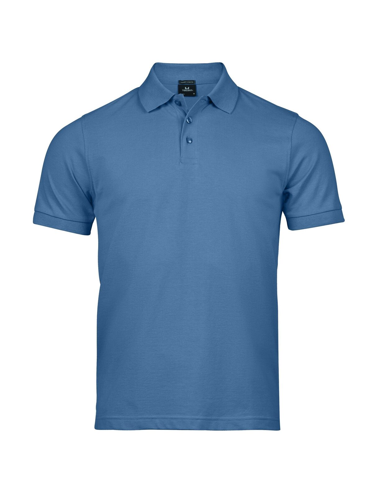 Men's Luxury Stretch Polo - Ocean Blue