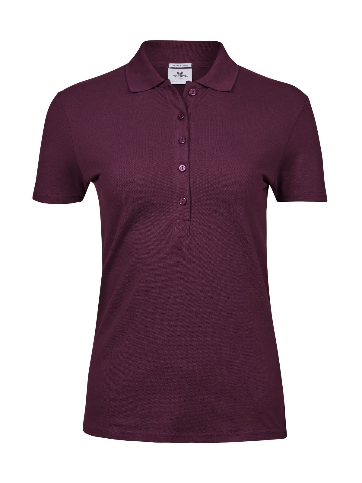 Women's Luxury Stretch Polo - Wine