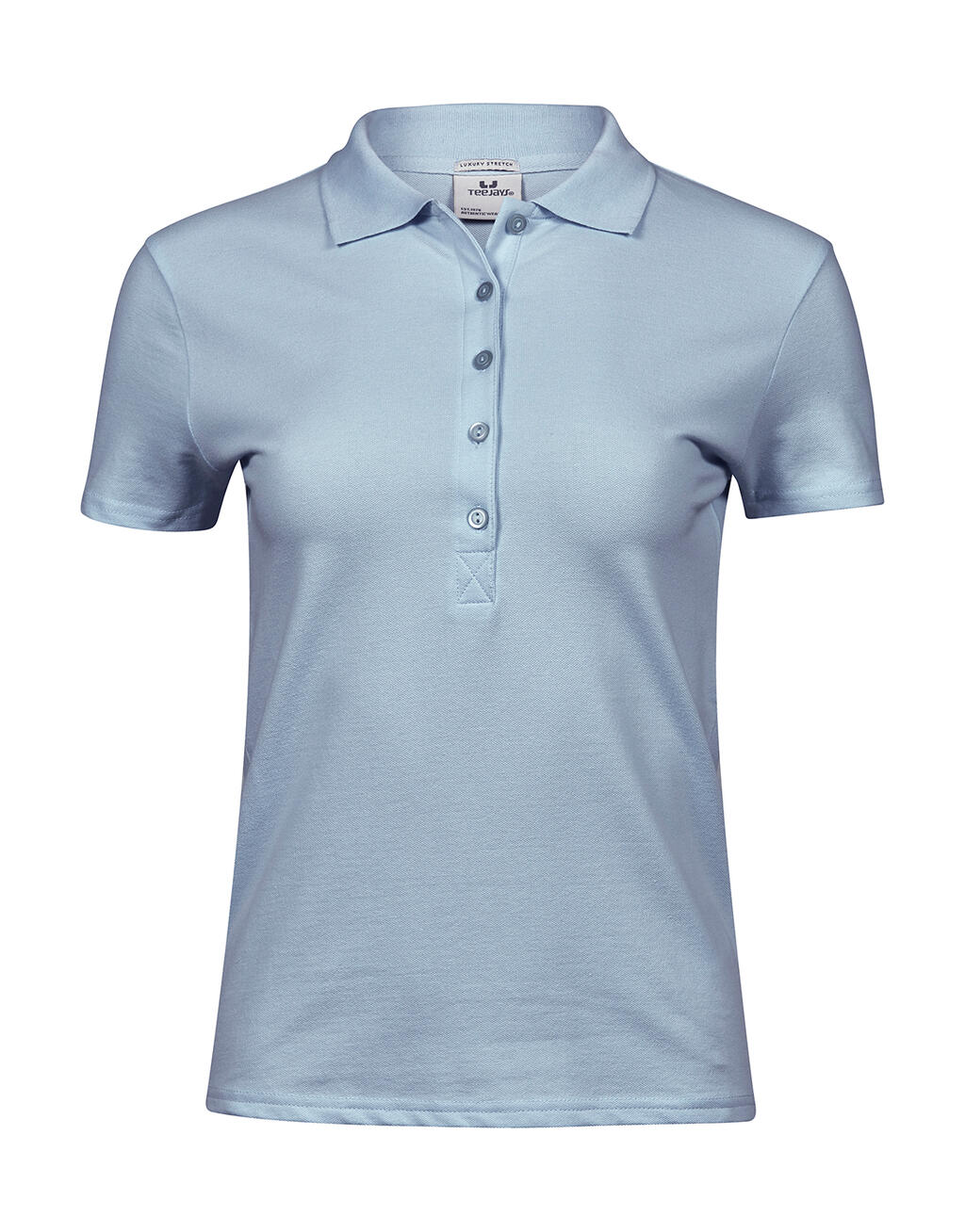 Women's Luxury Stretch Polo - Light Blue