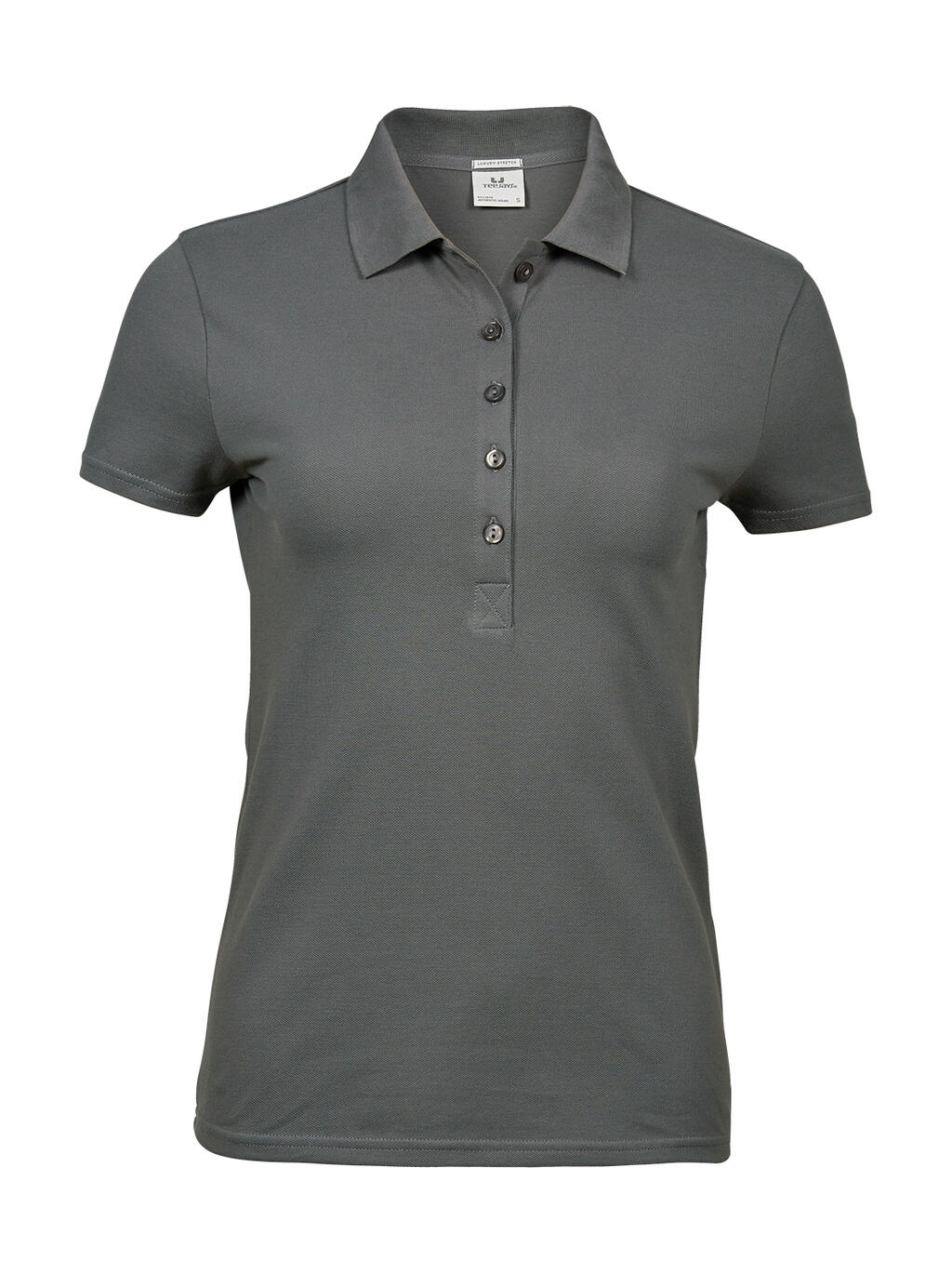 Women's Luxury Stretch Polo - Powder Grey