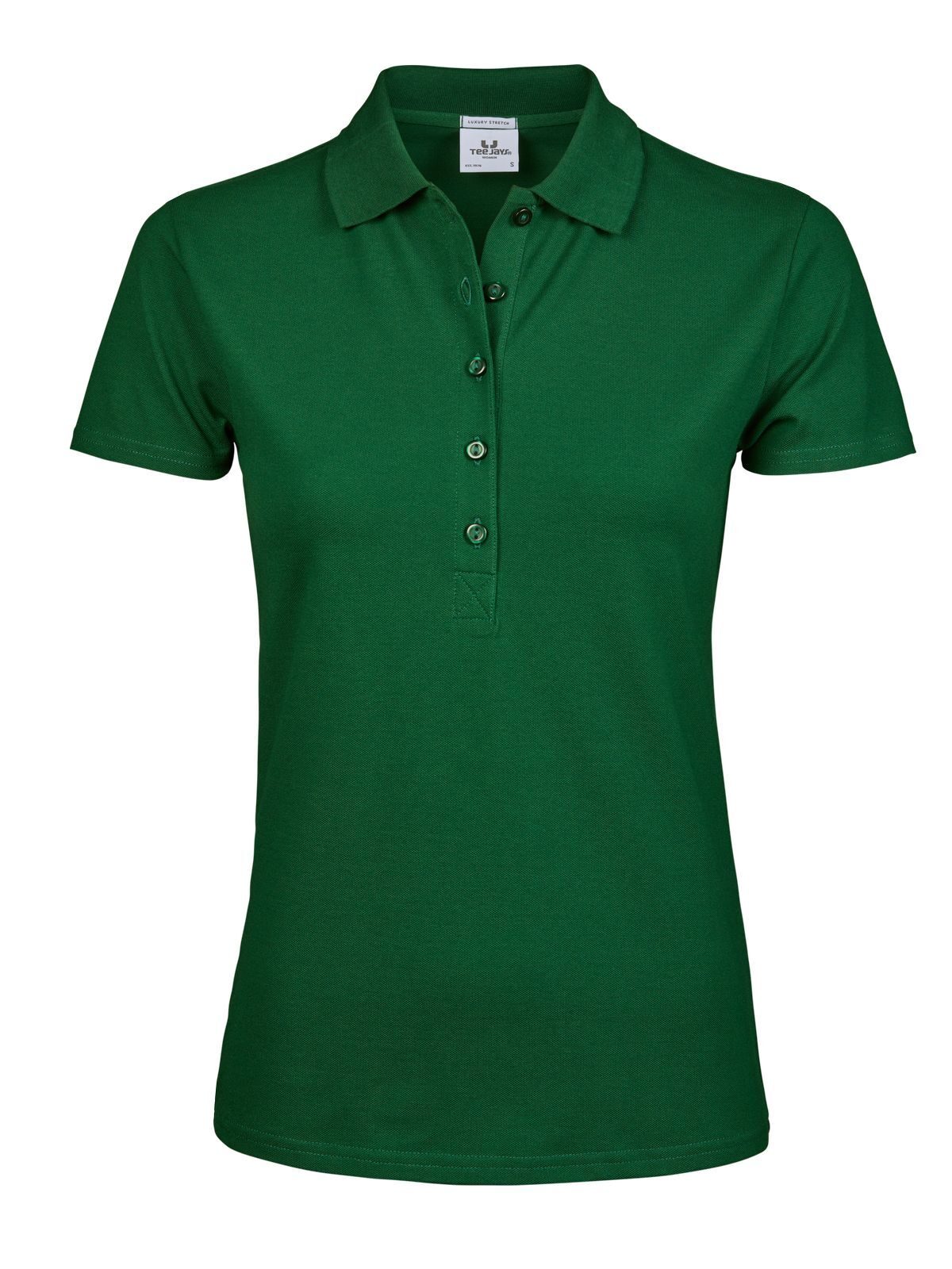 Women's Luxury Stretch Polo - Forest Green