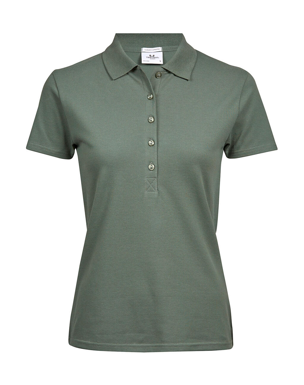 Women's Luxury Stretch Polo - Leaf Green