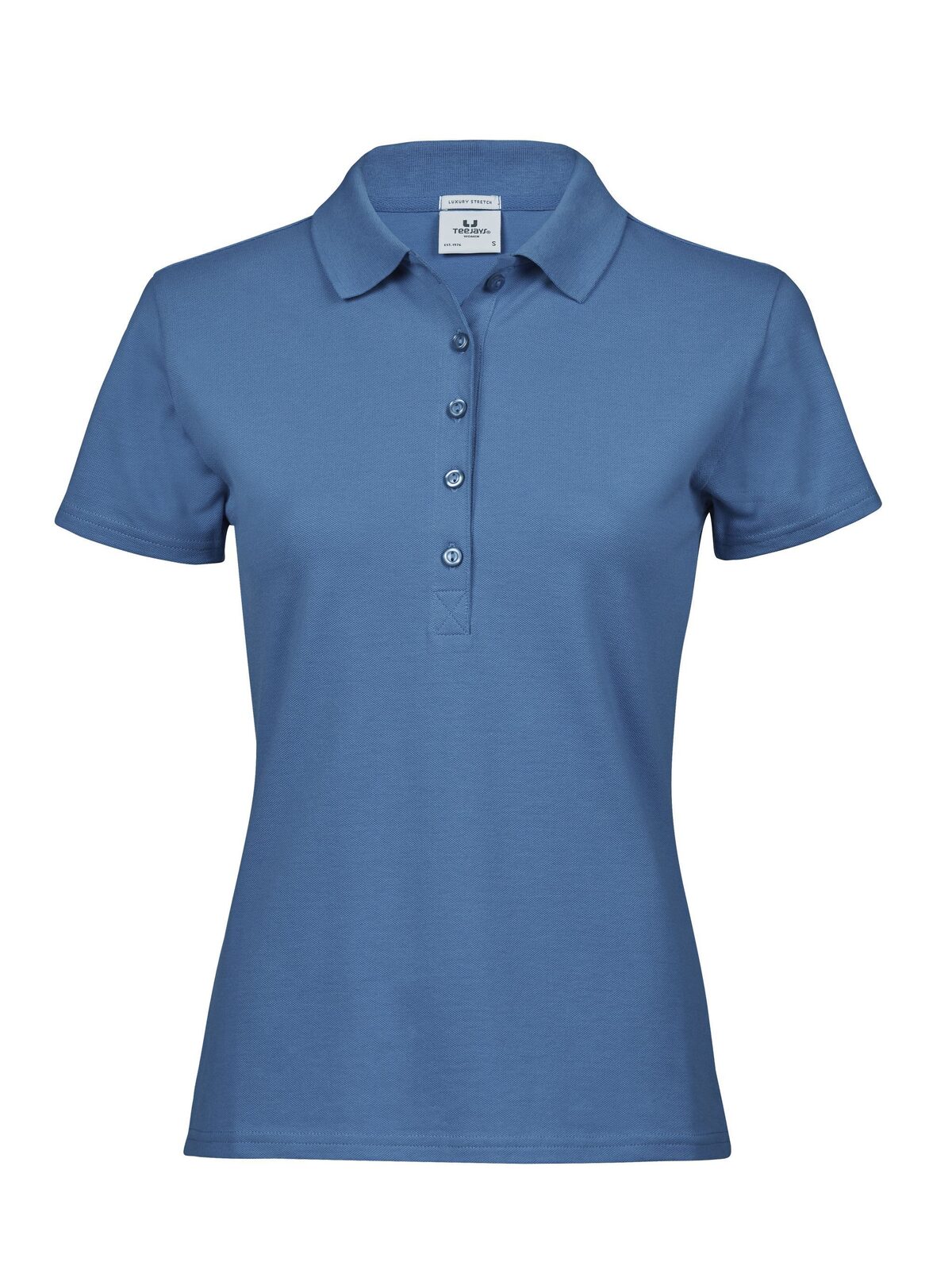 Women's Luxury Stretch Polo - Ocean Blue