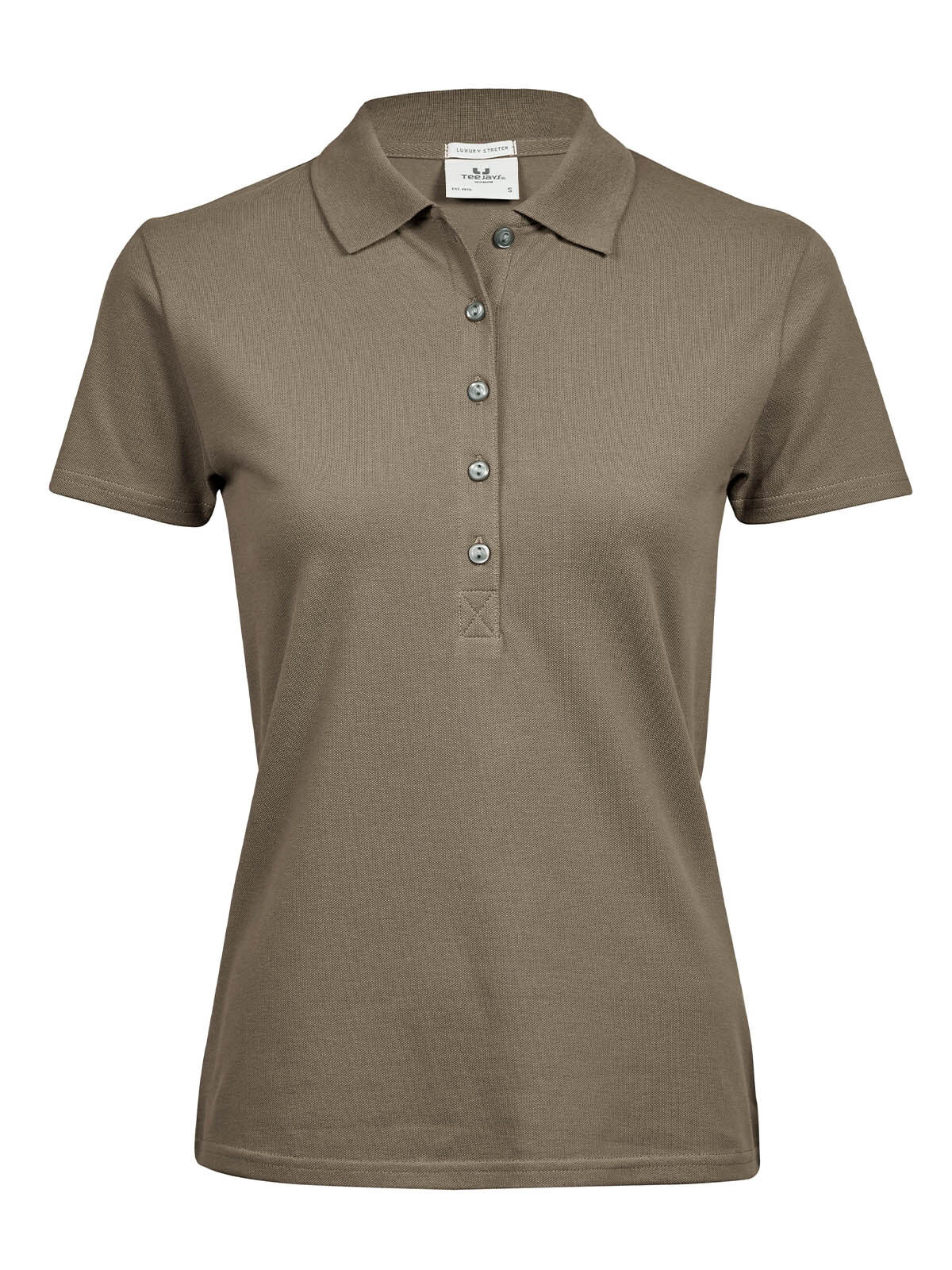 Women's Luxury Stretch Polo - Clay