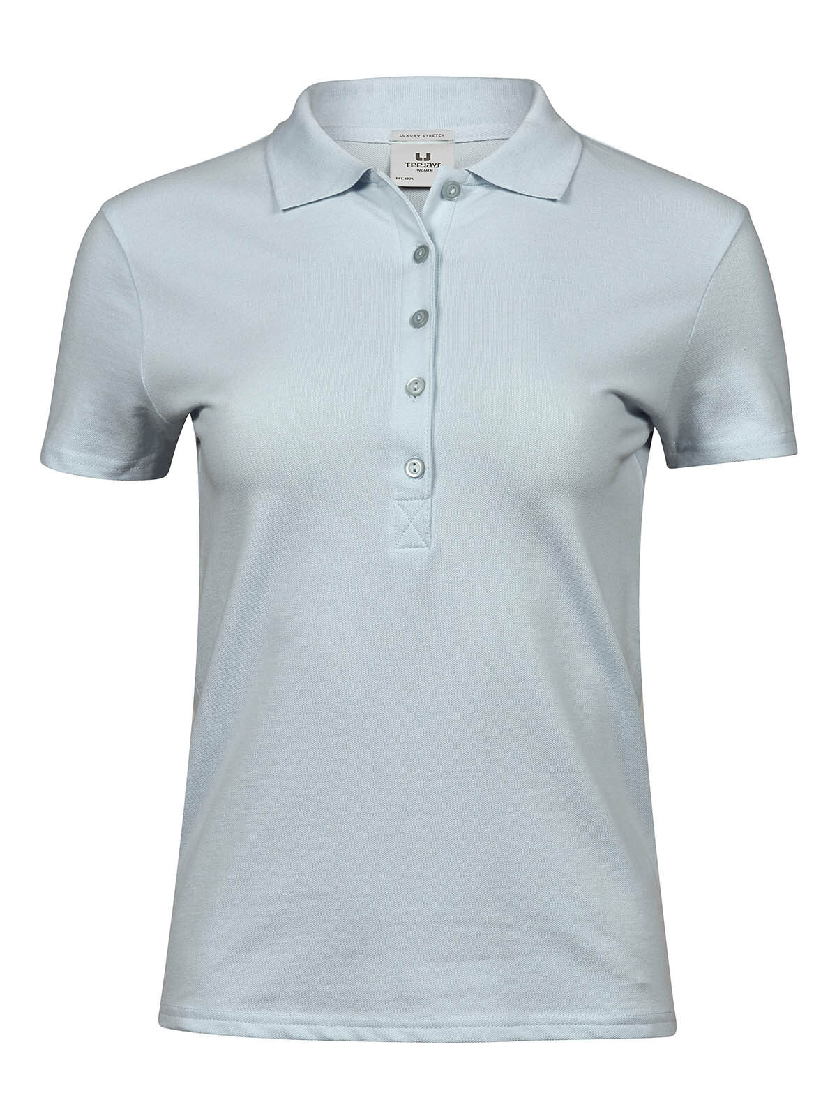 Women's Luxury Stretch Polo - Ice Blue