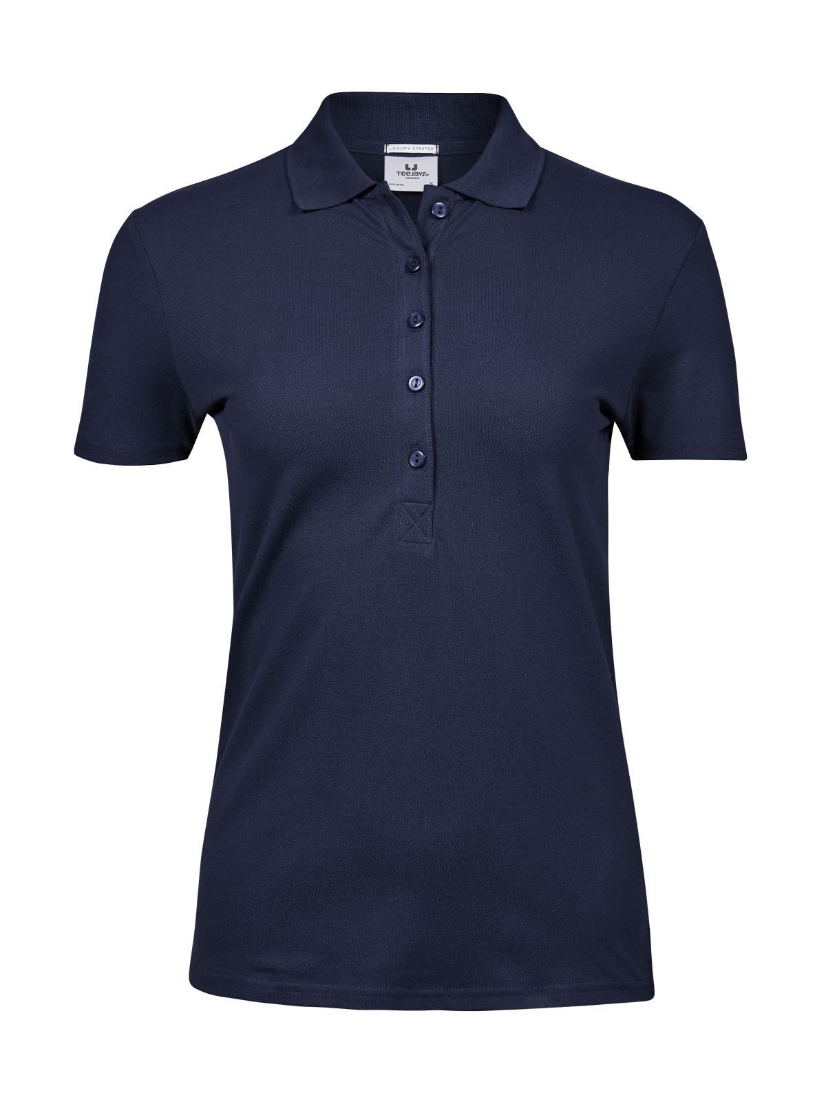 Women's Luxury Stretch Polo - NVY - Navy