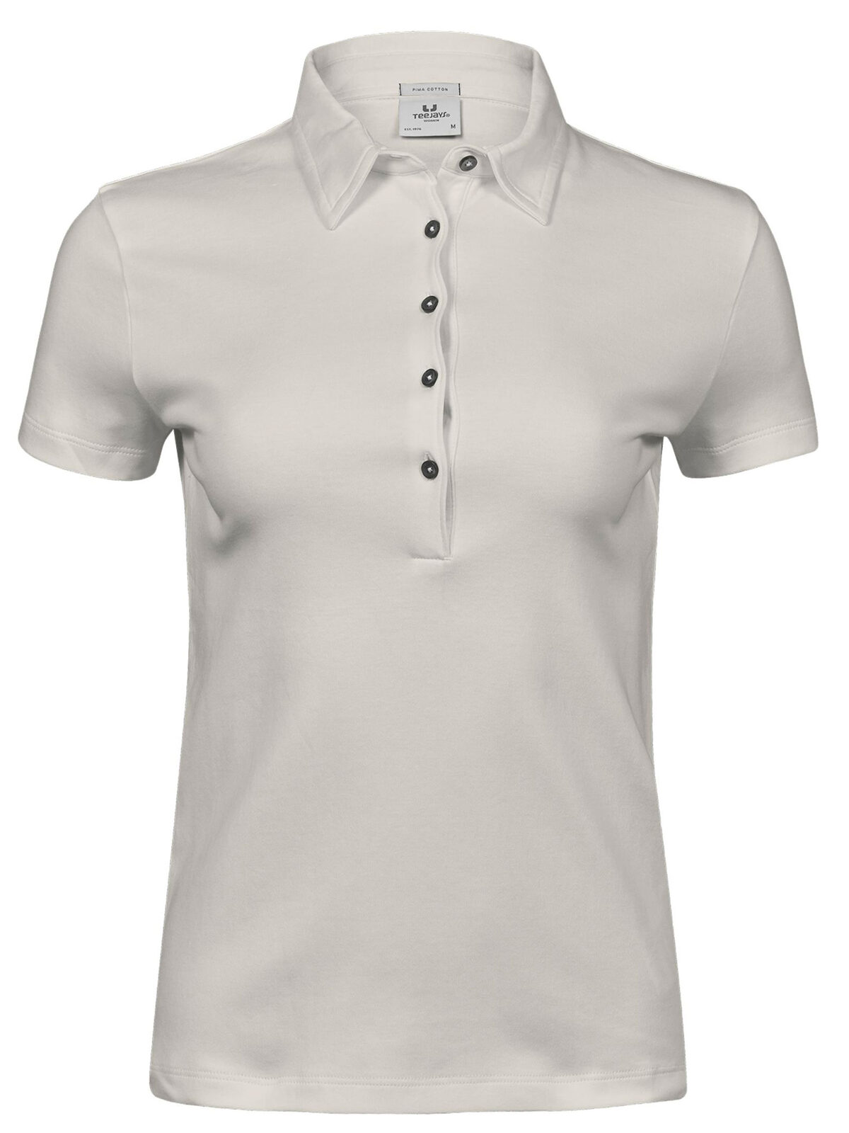 Women's Pima Cotton Polo - Cement
