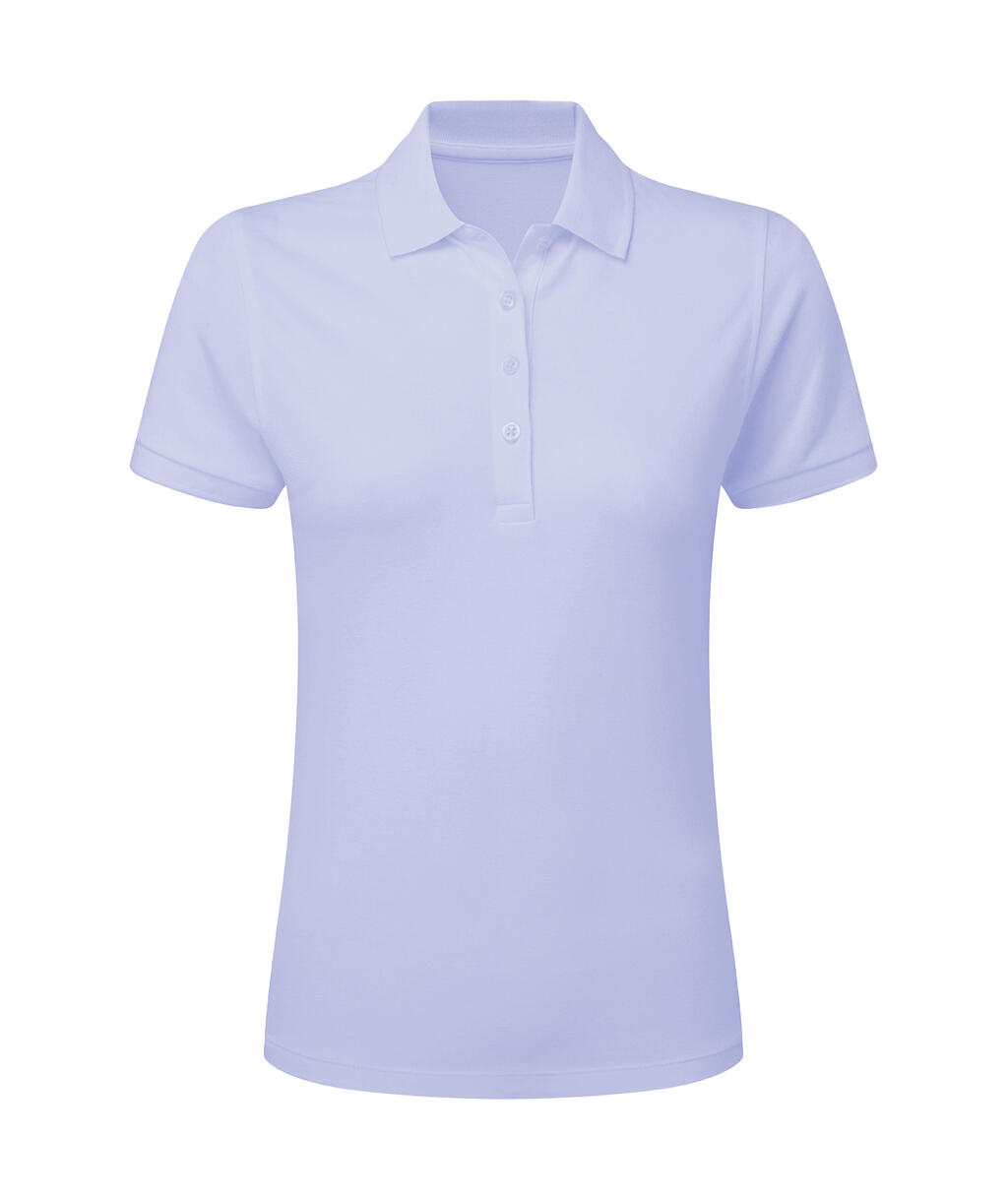 Women's Stretch Polo Shirt without Signature Tag - 318 - BLUE WATER