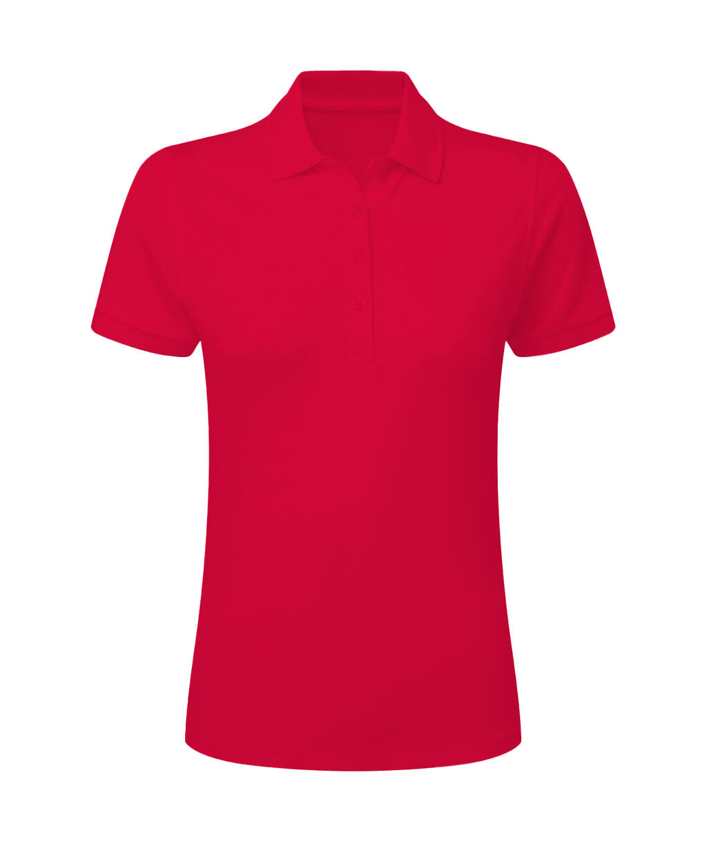 Women's Stretch Polo Shirt without Signature Tag - 400 - Red
