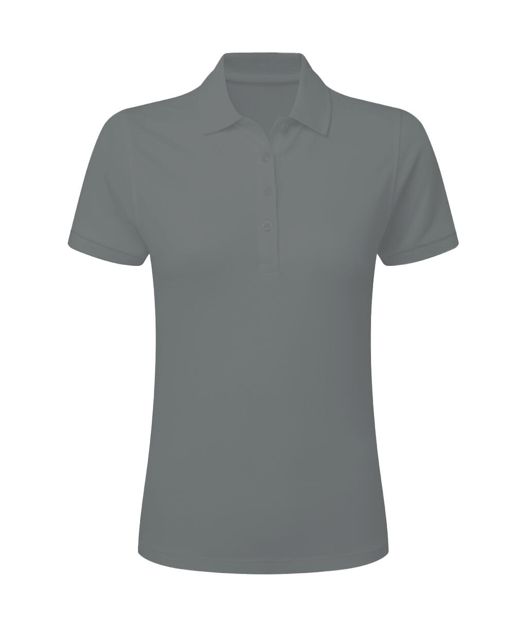 Women's Stretch Polo Shirt without Signature Tag - 121 - Grey
