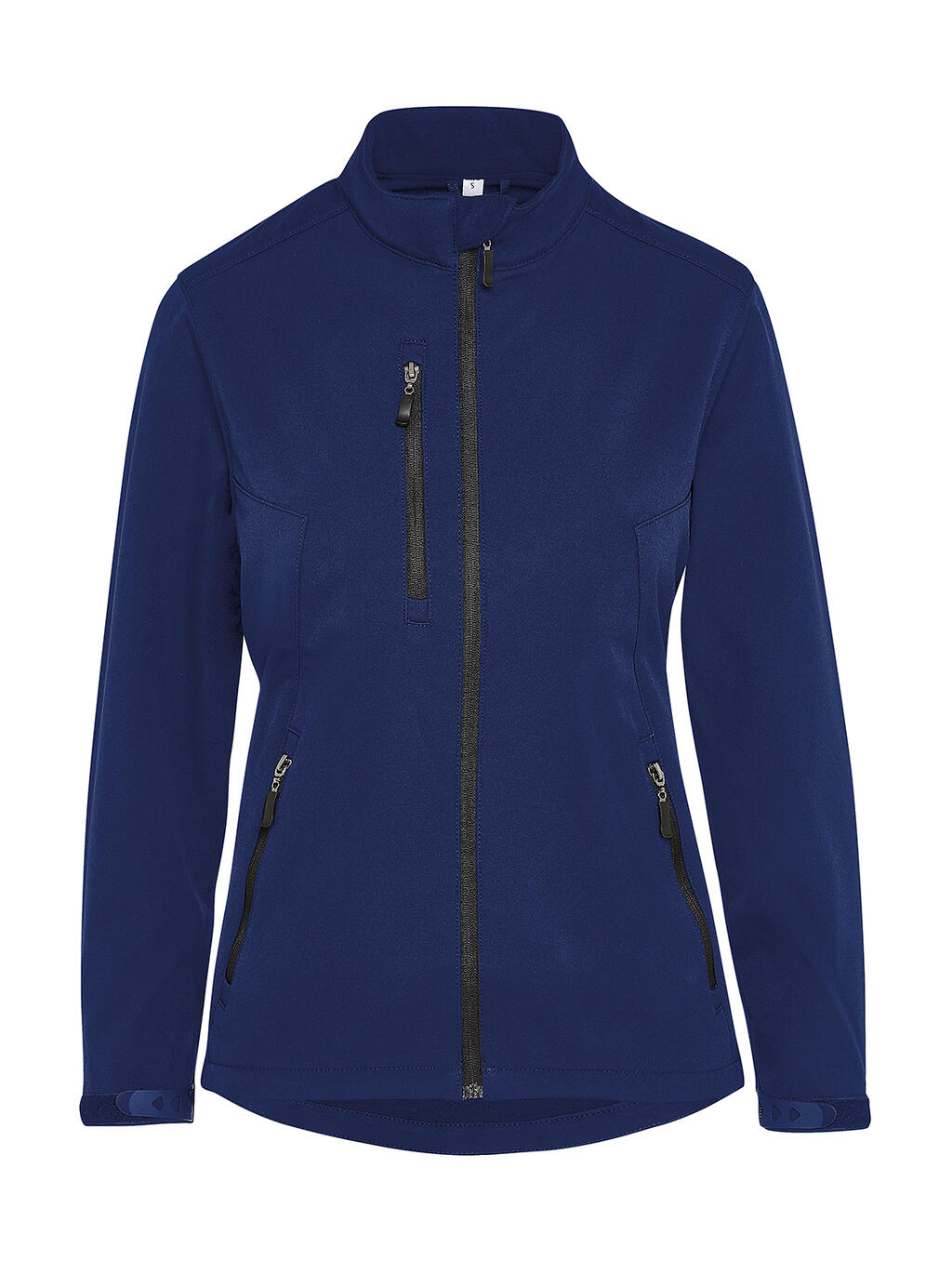 Dames softshelljack zonder label Signature - 200 - Donker marineblauw
