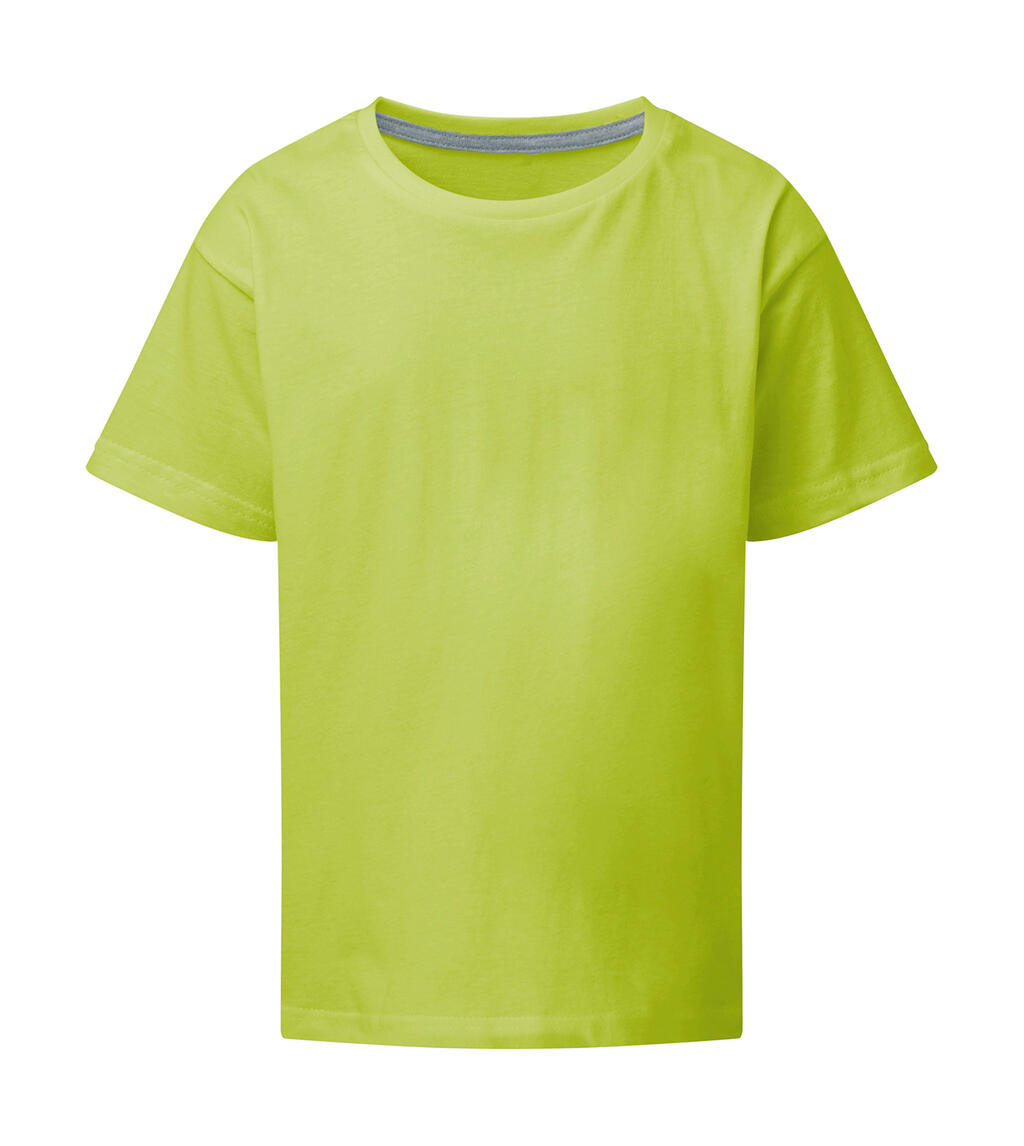 Signature kindershirt zonder label - 521 - Limoen