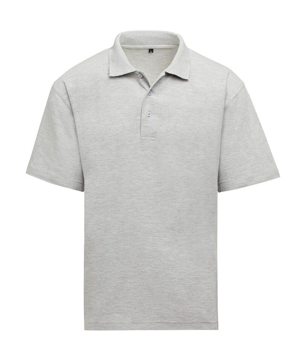 Unisex polo - 123 - Heidegrijs