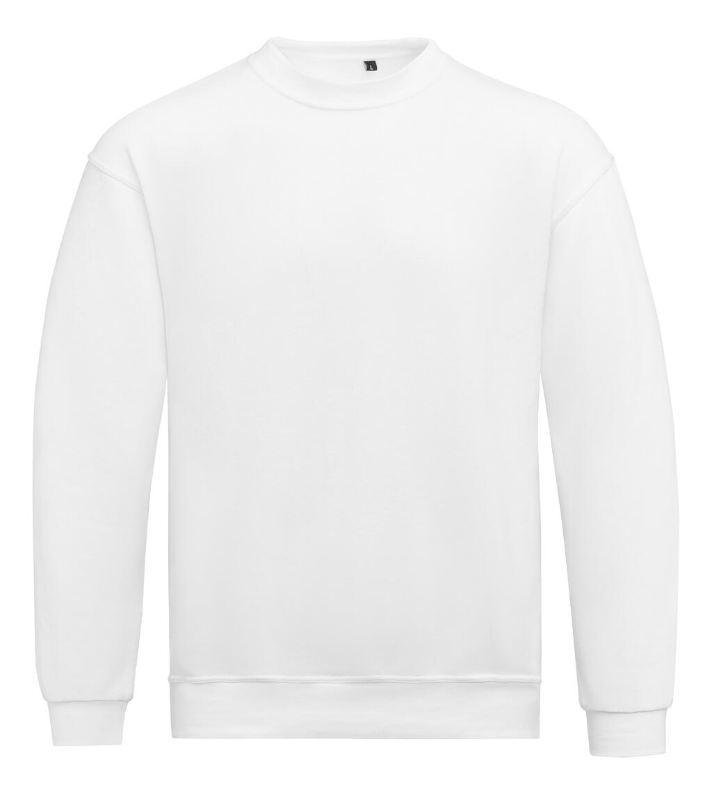 Unisex sweatshirt met ronde hals - 000 - Wit